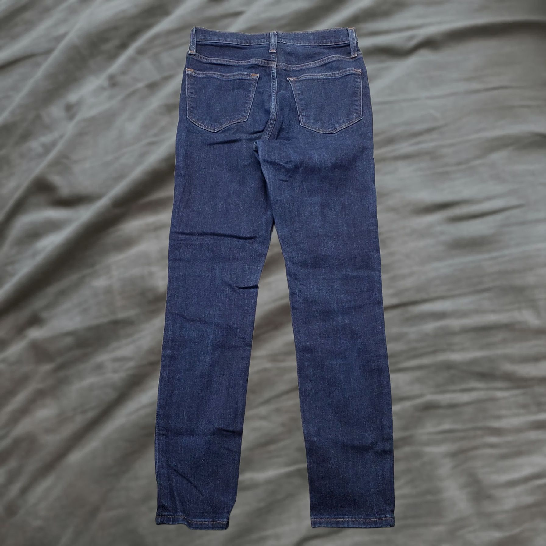J.Crew J.CREW Jeans Womens 27 Blue Denim Flat Front Dark Wash Stretch High-Rise Skinny Jeans Womens 27 Blue Denim Dark Wash Stretch High-Rise Skinny Size 27" / US 4 / IT 40 - 1 Thumbnail