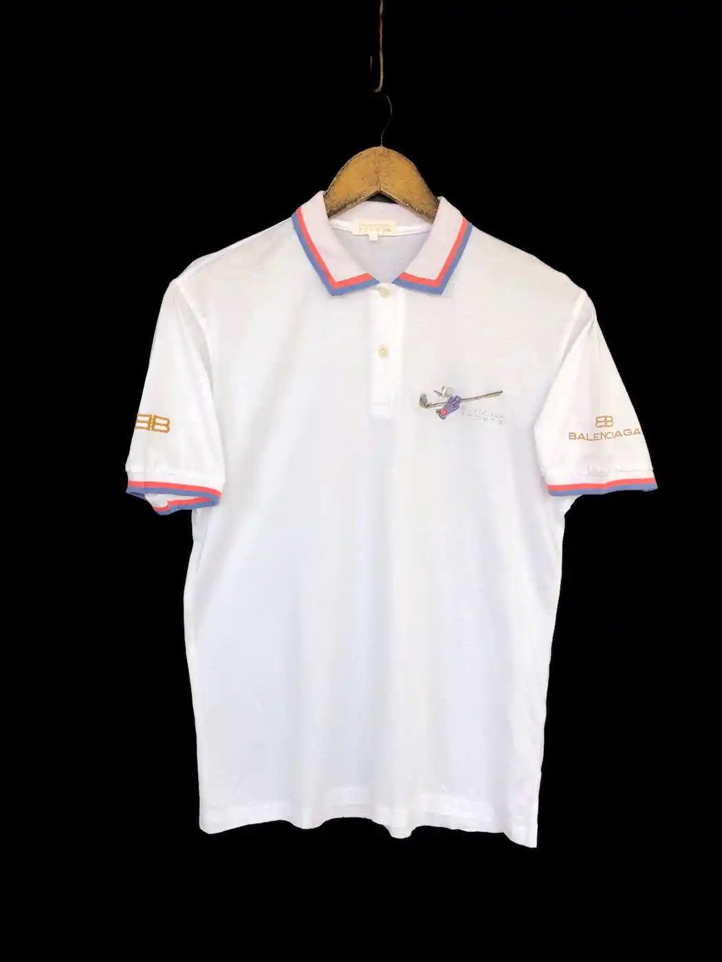 Balenciaga GRAIL🔥OG Balenciaga 🇮🇹 Twin Tipped Polo Golf Shirt Size US S / EU 44-46 / 1 - 3 Thumbnail