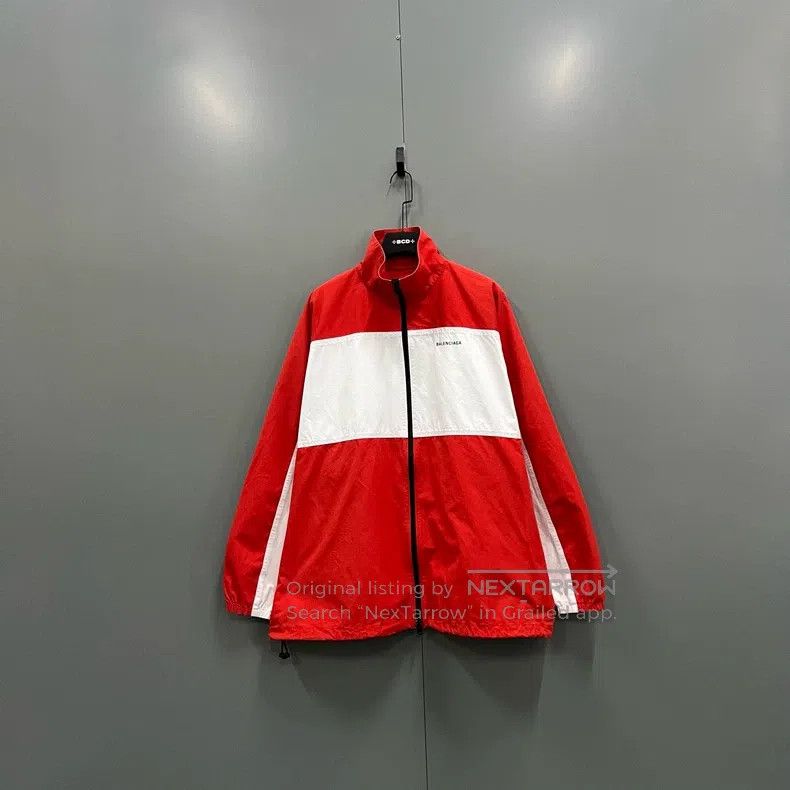 Balenciaga Balenciaga Colorblock Small Logo Zip-Up Jacket Size US S / EU 44-46 / 1 - 1 Thumbnail