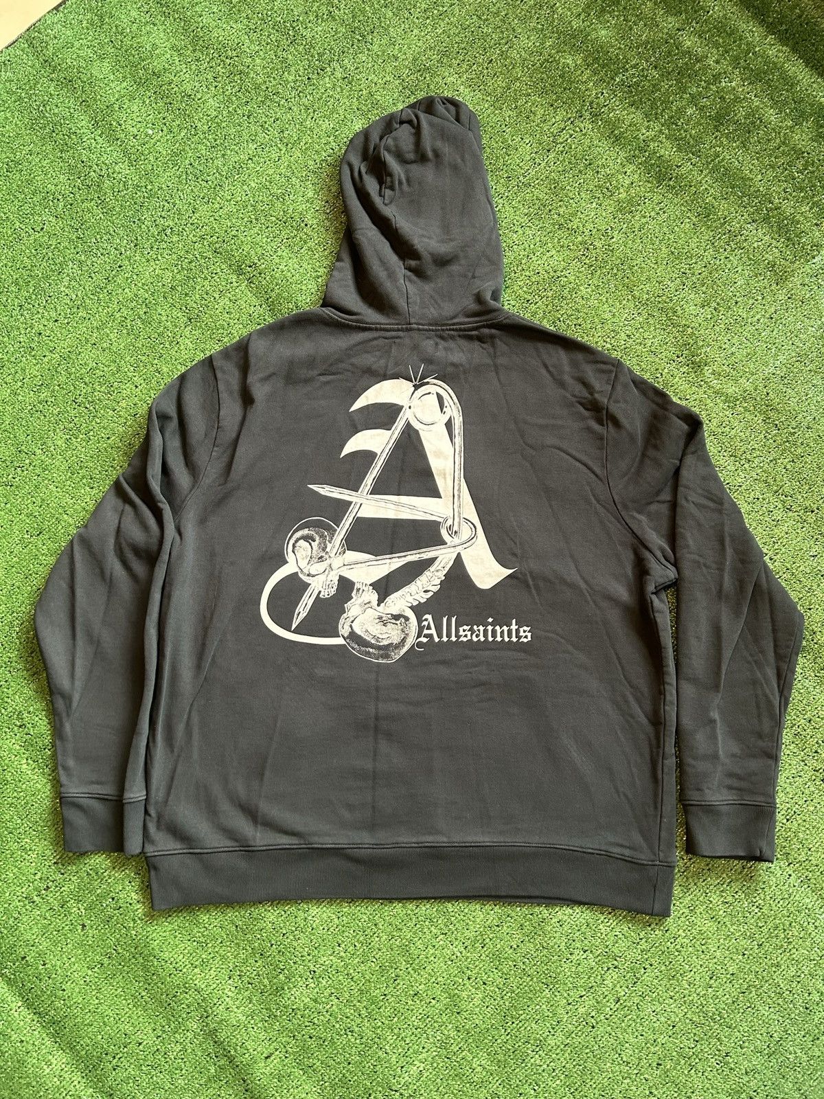 Allsaints Allsaints graphic hoodie Size US XXL / EU 58 / 5 - 2 Thumbnail