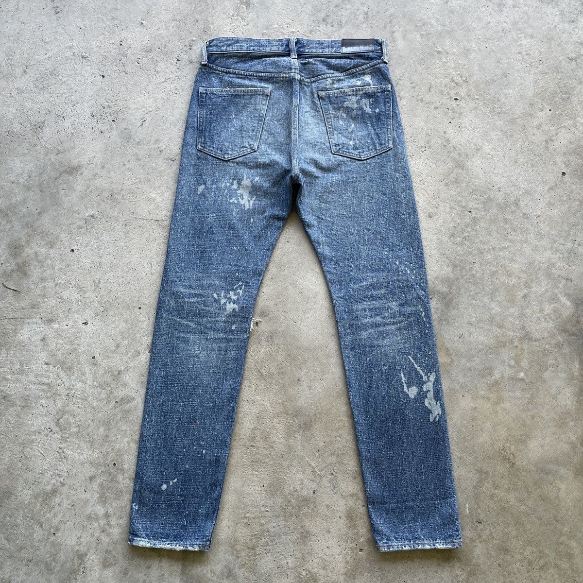 Japanese Brand Vintage Monkey Time Japan Ripped Jeans Faded Pants Denim Size US 30 / EU 46 - 12 Thumbnail