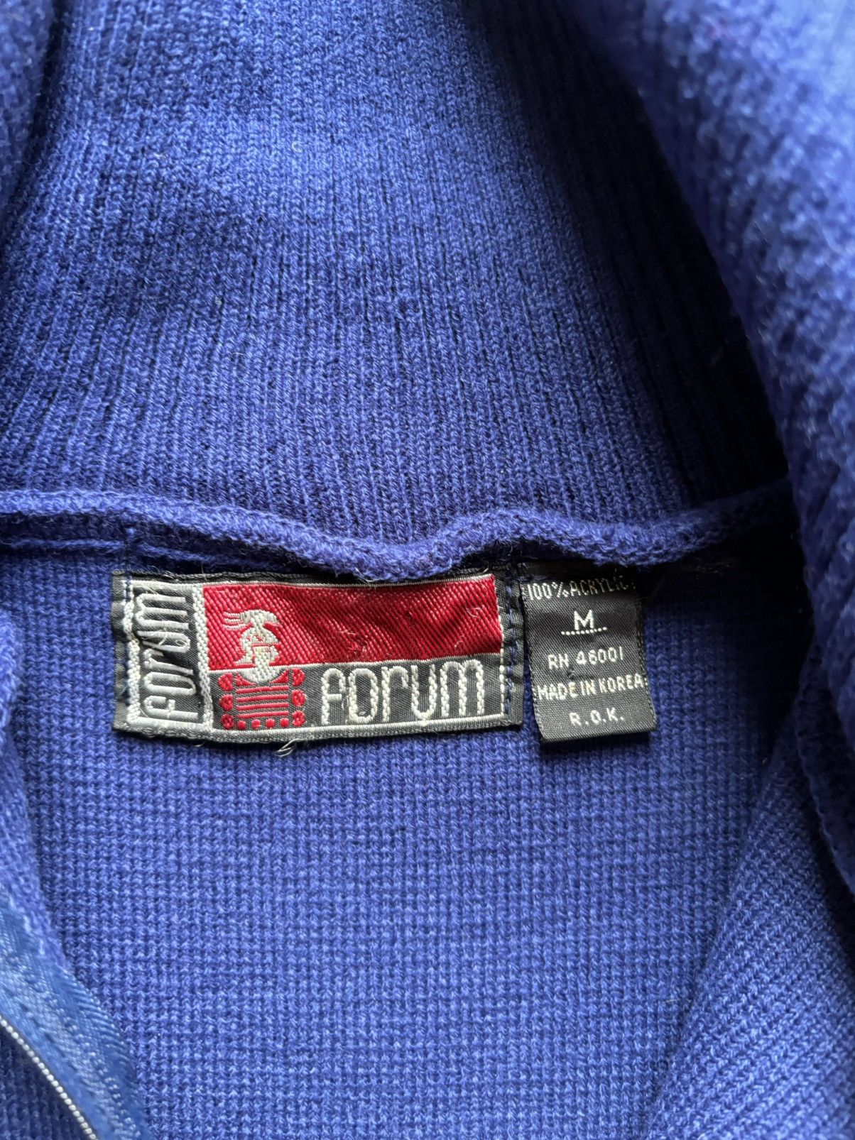 Fred Perry × Vintage 80s Vintage Ski Sweater Quarter Zip Track 70s Acrylic Raglan Size US M / EU 48-50 / 2 - 6 Thumbnail