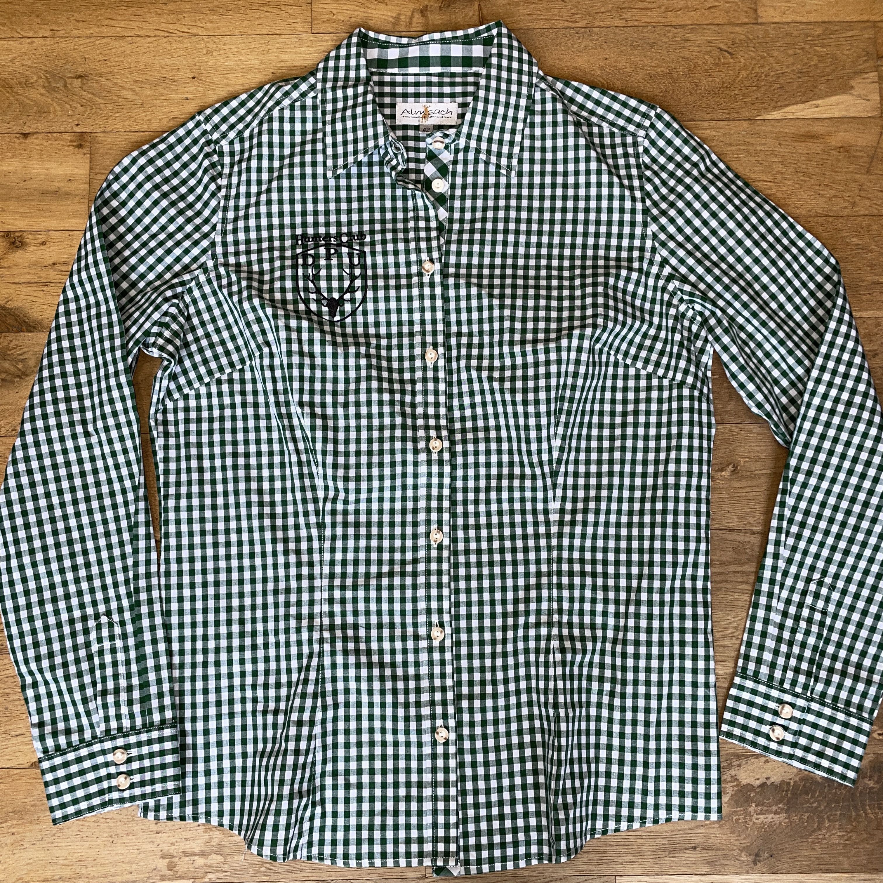 Vintage Almsbach Women's Bavarian Hunting Shirt Vintage Size 42 Size M / US 6-8 / IT 42-44 - 1 Thumbnail