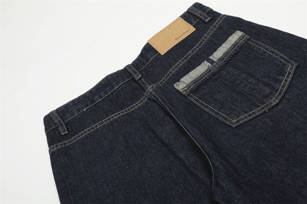 Jean High street men's trendy loose wide-leg scimitar jeans Size US 32 / EU 48 - 5 Thumbnail