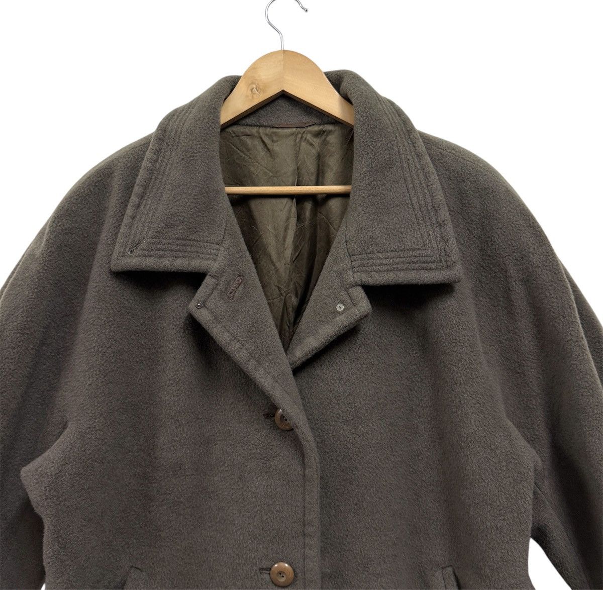 Alexander McQueen Vintage Marella Wool Coat Jacket Size XL / US 12-14 / IT 48-50 - 2 Thumbnail