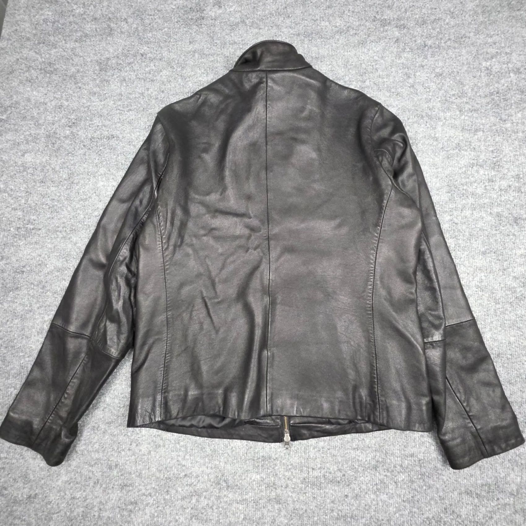 Eddie Bauer Eddie Bauer Leather Jacket Men Large Full Zip Bomber Black Size US L / EU 52-54 / 3 - 2 Thumbnail
