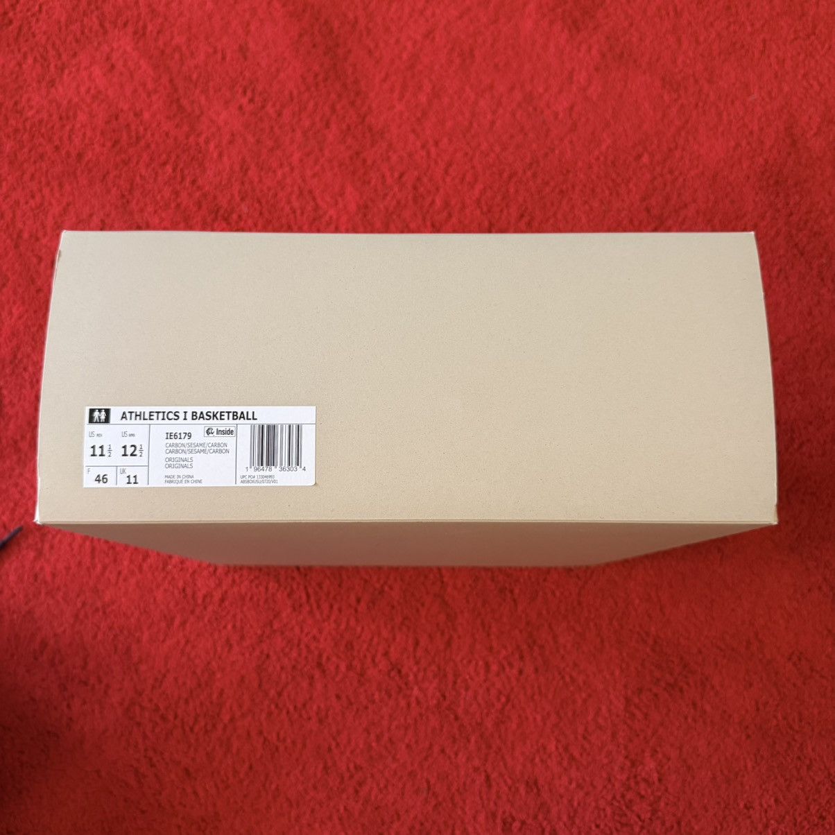 Adidas × Fear of God FOG Athletics I Basketball Carbon Sesame Size US 11.5 / EU 44-45 - 9 Thumbnail