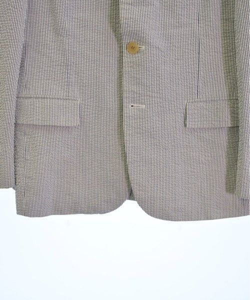 Comme des Garcons Homme Deux Jacket Stripes 3 Button Flap Pocket Cotton Navy x White Size US S / EU 44-46 / 1 - 6 Thumbnail