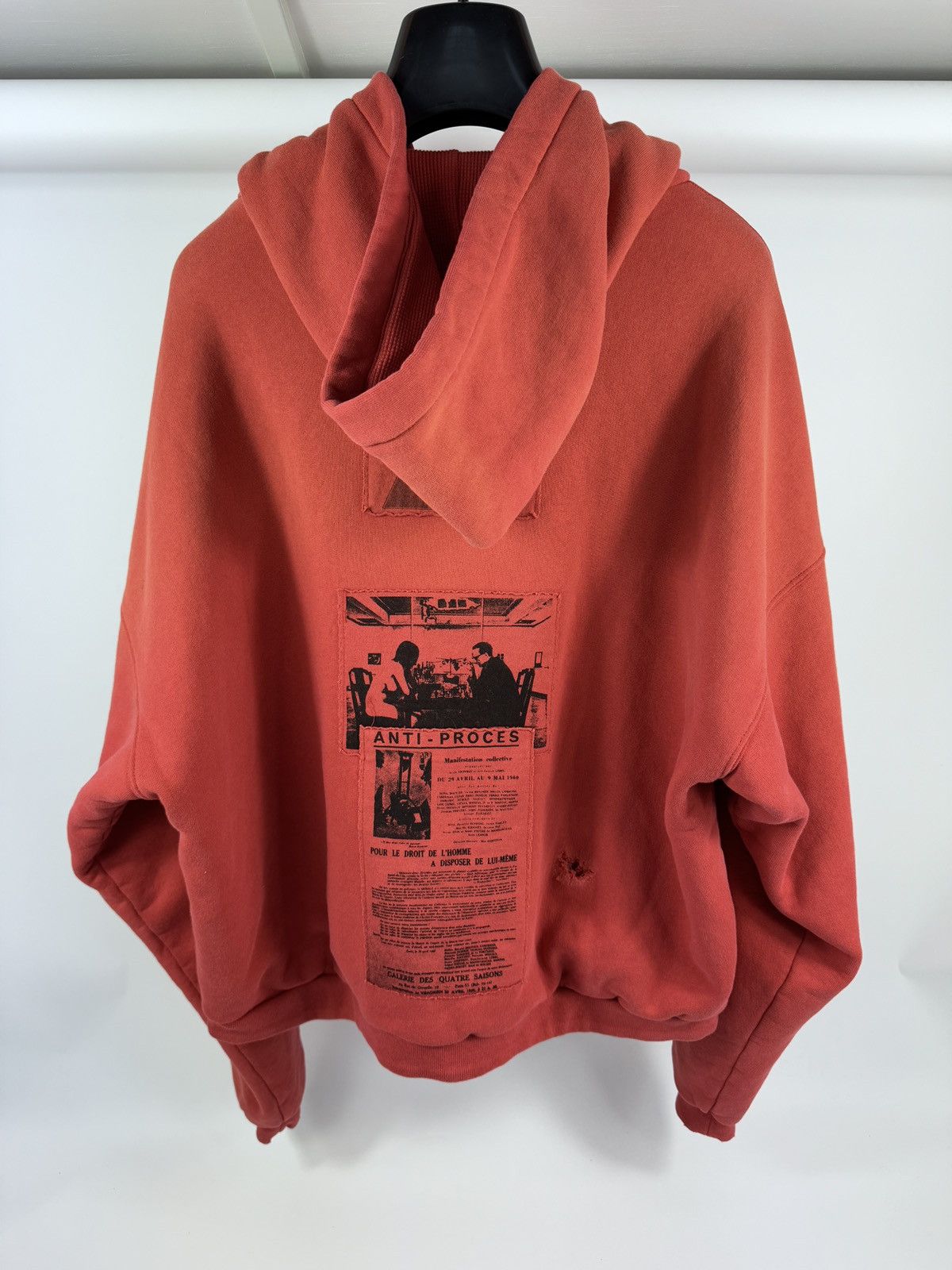 Enfants Riches Deprimes ANTI-PROCESS THERMAL LINED OVERSIZED ZIP HOODIE Size US S / EU 44-46 / 1 - 2 Thumbnail
