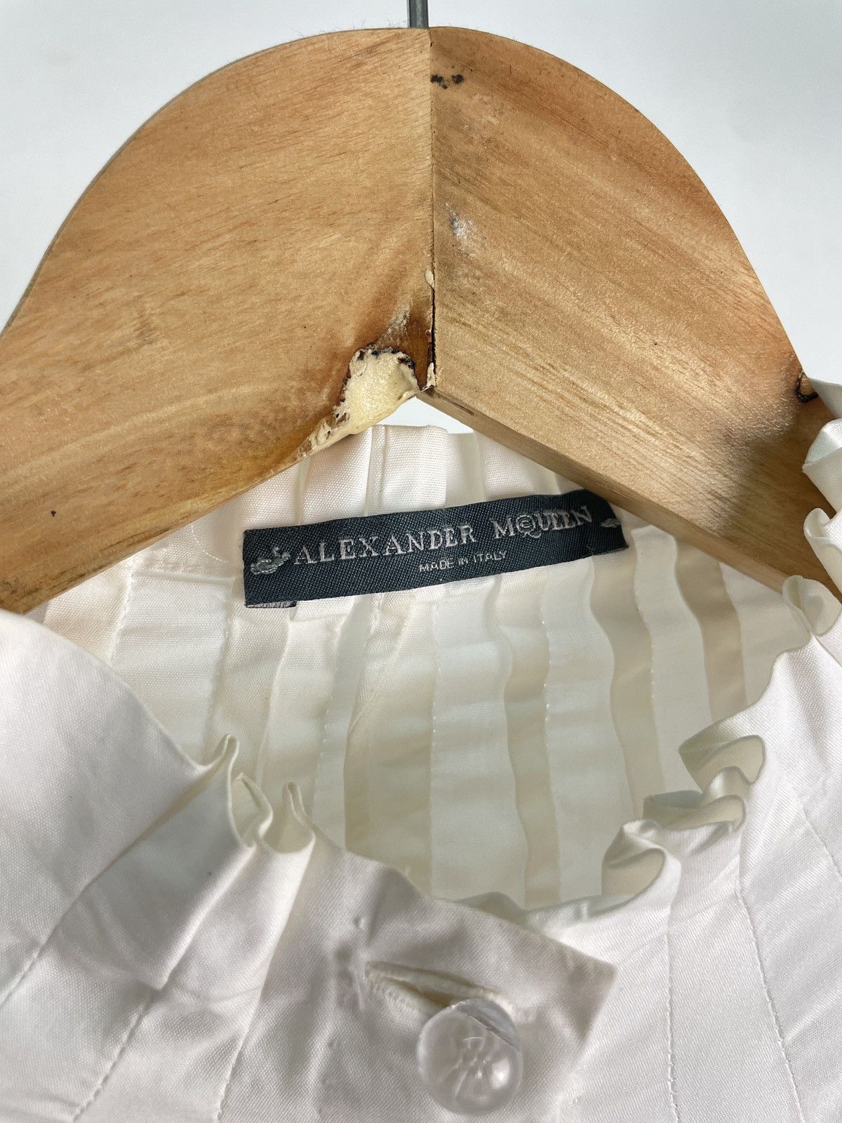 Alexander McQueen SS2004 ‘Deliverance’ Crystal Button Top Size S / US 4 / IT 40 - 6 Thumbnail
