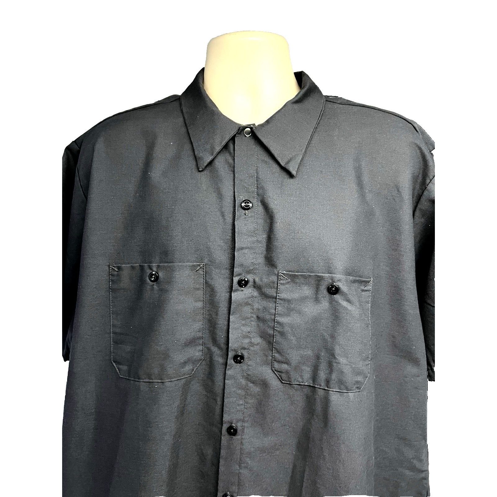 Other Red Kap Gray Graphic Mechanic Button Up Shirt 2XL Pockets Size US XXL / EU 58 / 5 - 4 Thumbnail