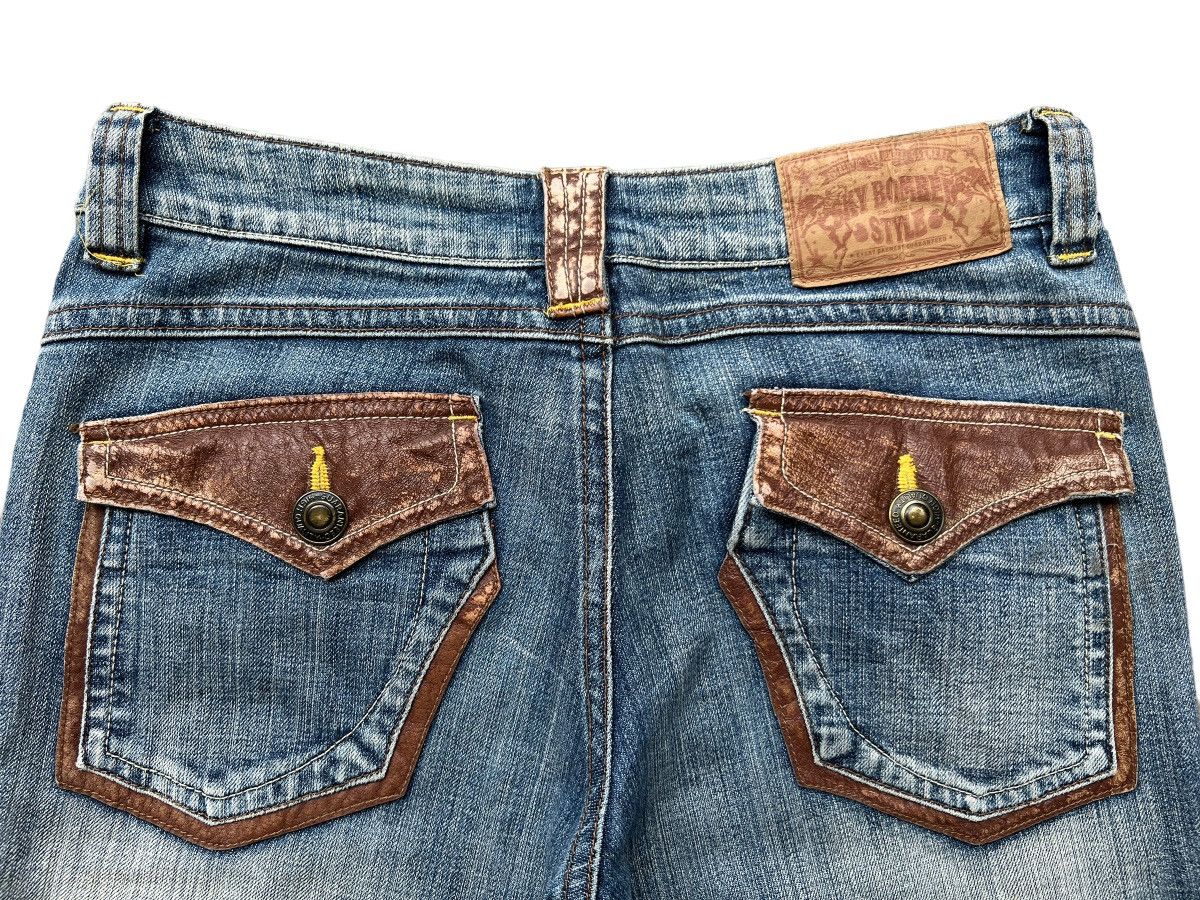 Japanese Brand Flare Japan Multipocket Boot Cut Bondage Stretch Jeans 30x31 Size 30" / US 8 / IT 44 - 9 Thumbnail