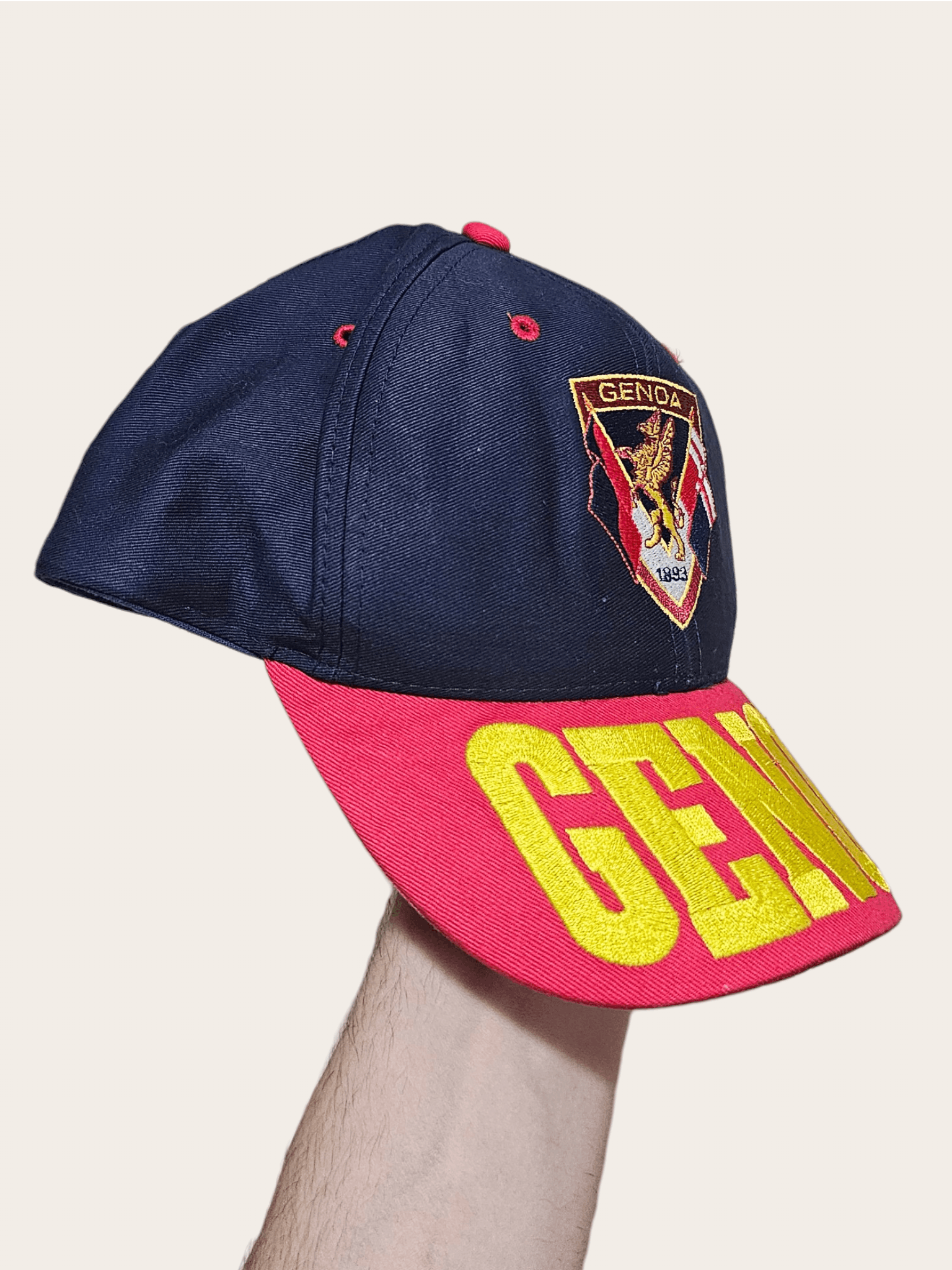Vintage Genoa 90's Logo Spellout Hat Size ONE SIZE - 2 Thumbnail