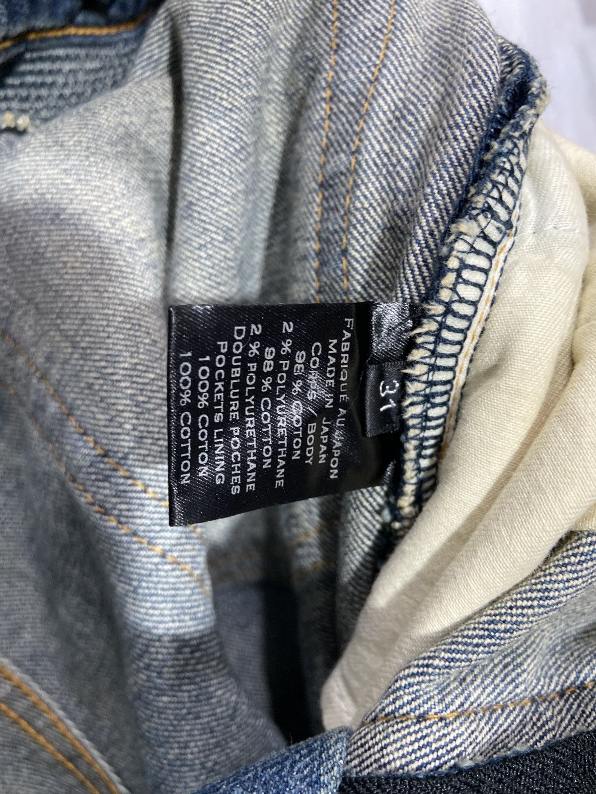 Balmain Balmain Denim Distressed Jeans moto bike Size US 31 - 8 Thumbnail
