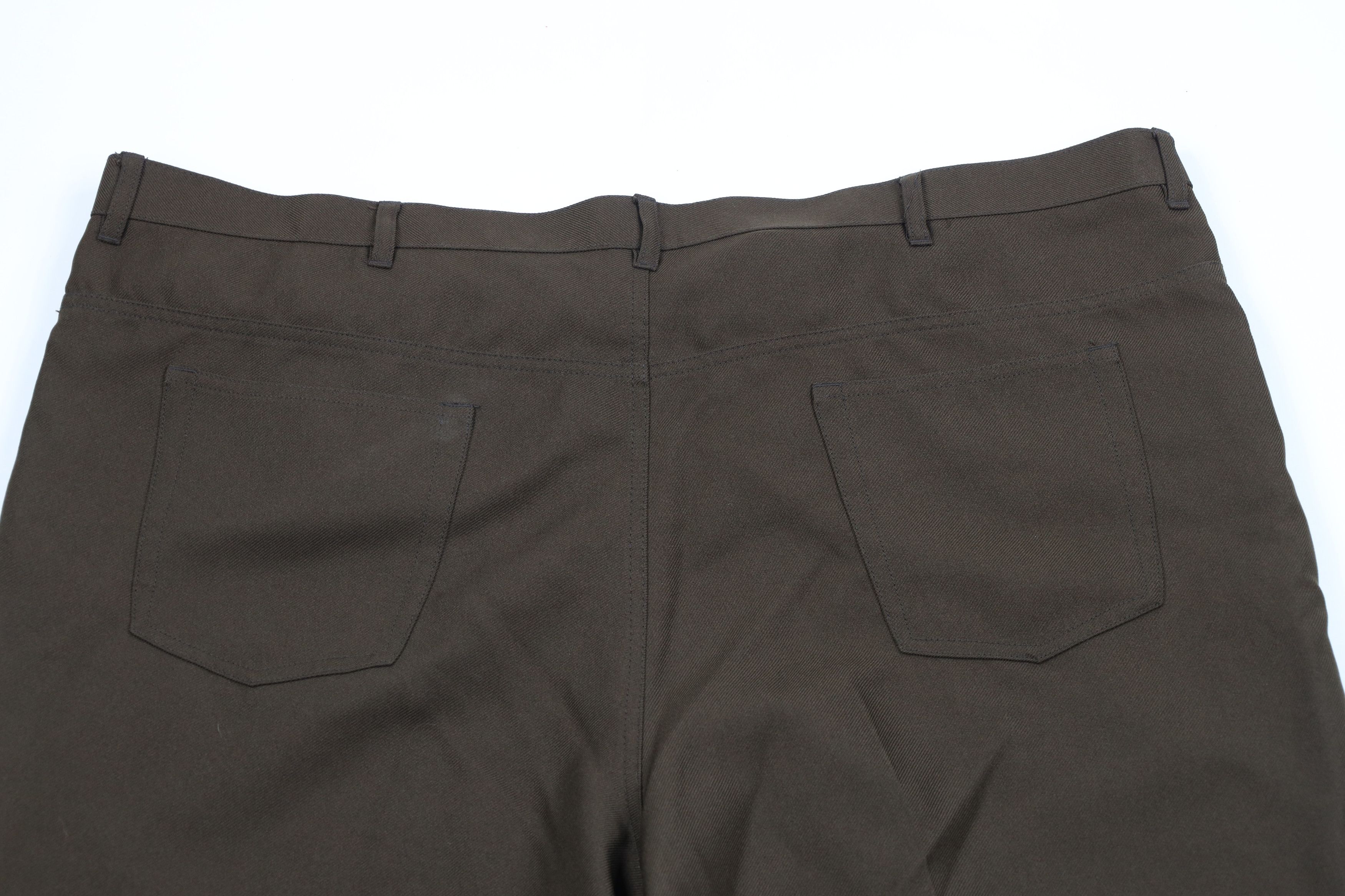 Vintage Vintage 90s Streetwear Front Knit Wide Leg Chino Pants Brown Size US 44 / EU 60 - 10 Thumbnail