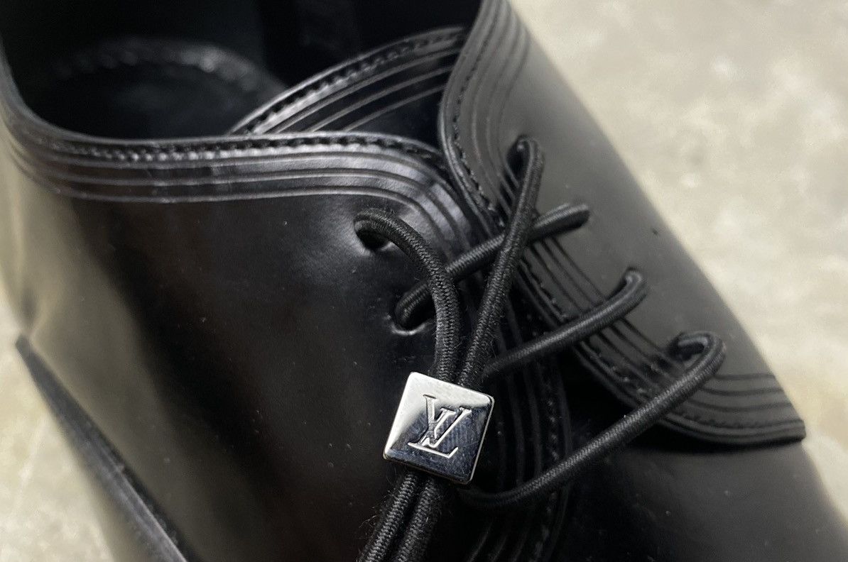 Louis Vuitton Louis Vuitton - Lace up Derby Leather Shoes Size US 8.5 / EU 41-42 - 8 Thumbnail