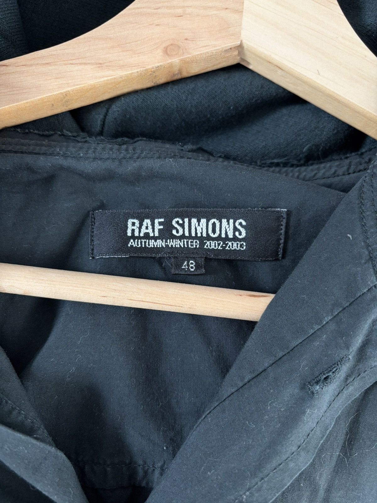 Raf Simons A/W02 VIRGINIA CREEPER WORKER HOODED SHIRT Size US M / EU 48-50 / 2 - 5 Thumbnail
