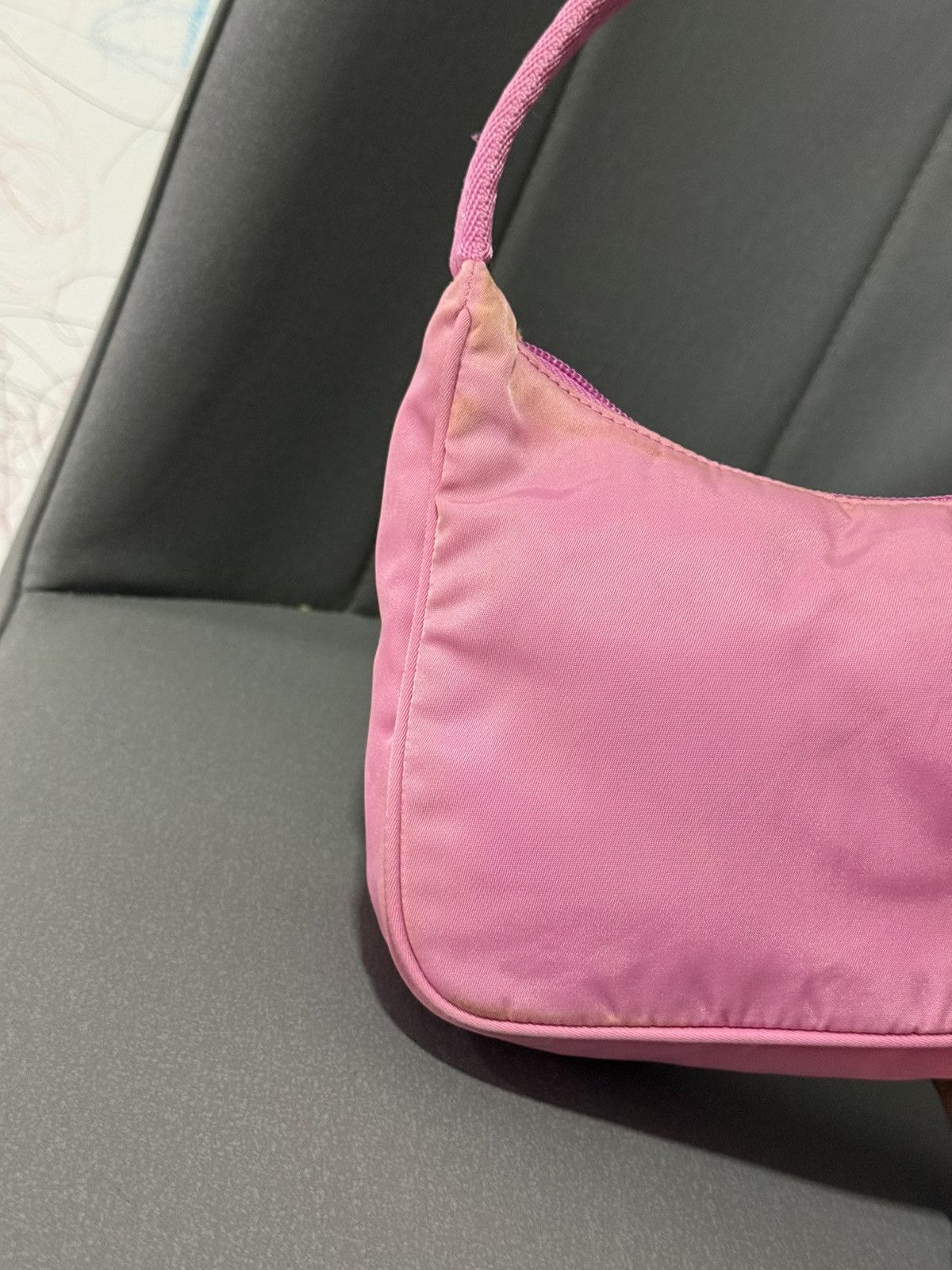 Prada Vintage Prada Small Pink Shoulder Hobo Style Bag Size ONE SIZE - 4 Thumbnail