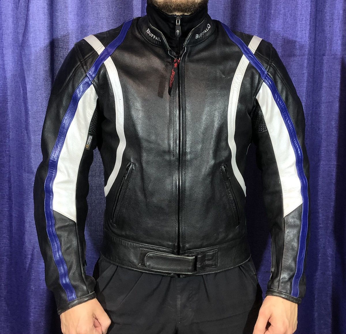 Ferrari × Honda × Yamaha Buffalo motorcycle Leather jacket Racing Size US S / EU 44-46 / 1 - 2 Thumbnail