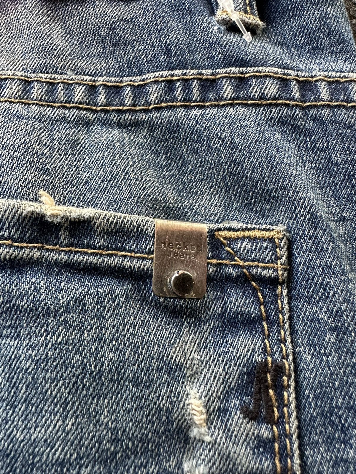 BUFFALO BOBS × Beauty Beast Necked Jeans Japan Distressed Size 32 D112 Size US 32 / EU 48 - 13 Thumbnail