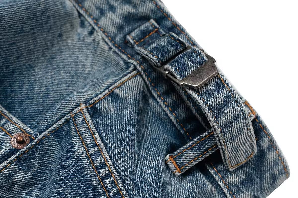 Japanese Brand × Jean Hole Washed Fringe Denim Shorts Size US 34 / EU 50 - 12 Thumbnail