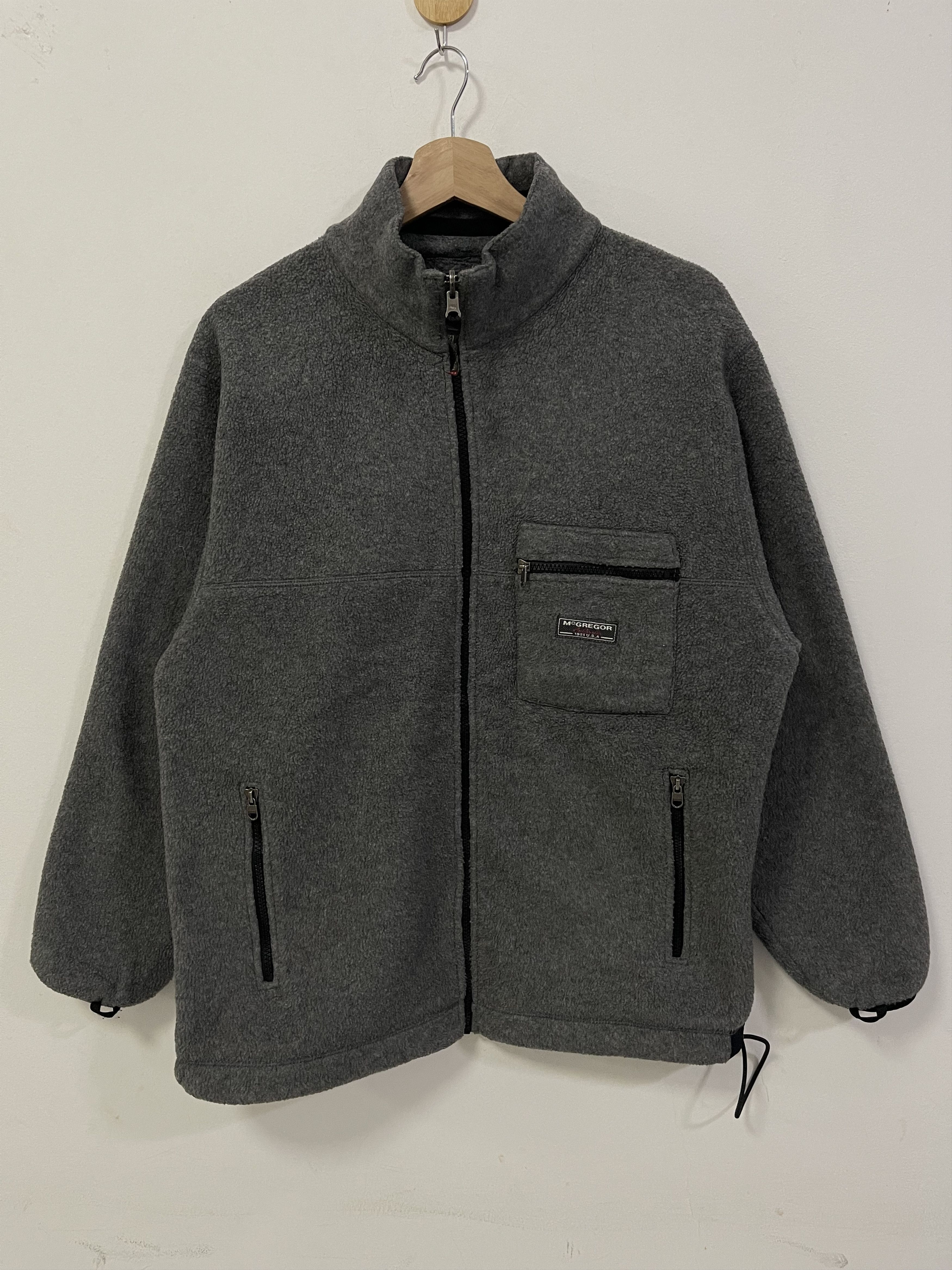 McGregor × Vintage Vintage Mcgregor Fleece Zip Up Sweatshirt Size US M / EU 48-50 / 2 - 1 Thumbnail