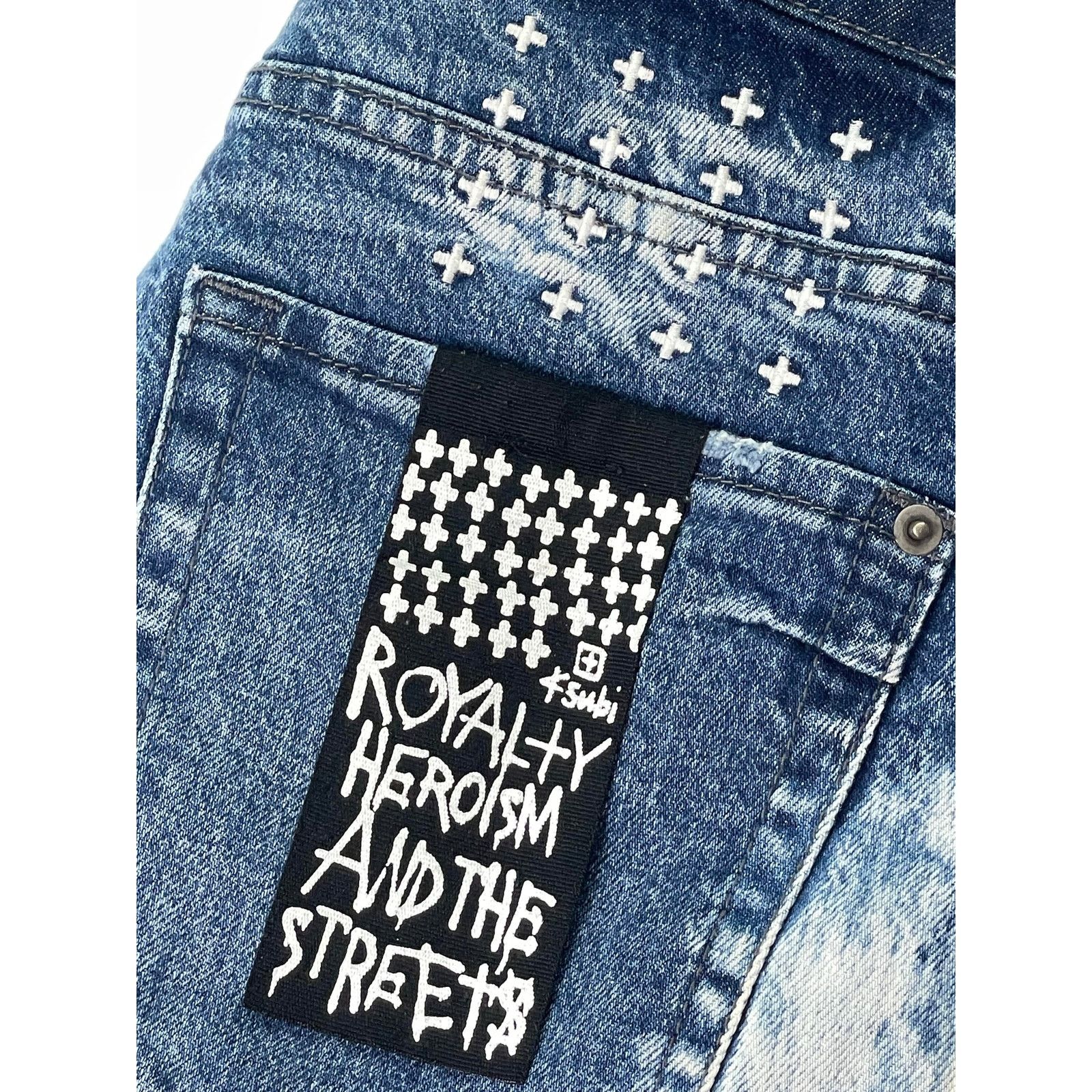Ksubi Ksubi Dark Wash Tie Dye Jeans Size US 32 / EU 48 - 2 Thumbnail