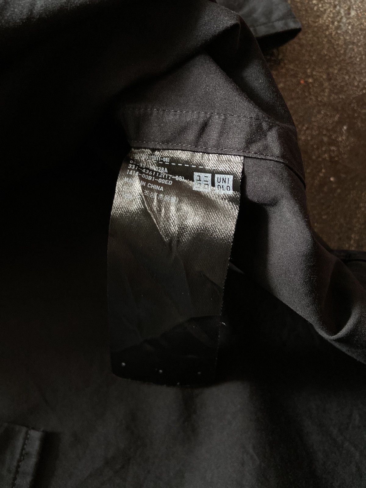 Designer × Jil Sander × Uniqlo JIL Sander X Uniqlo Oversized Shirt Black Size US L / EU 52-54 / 3 - 6 Thumbnail