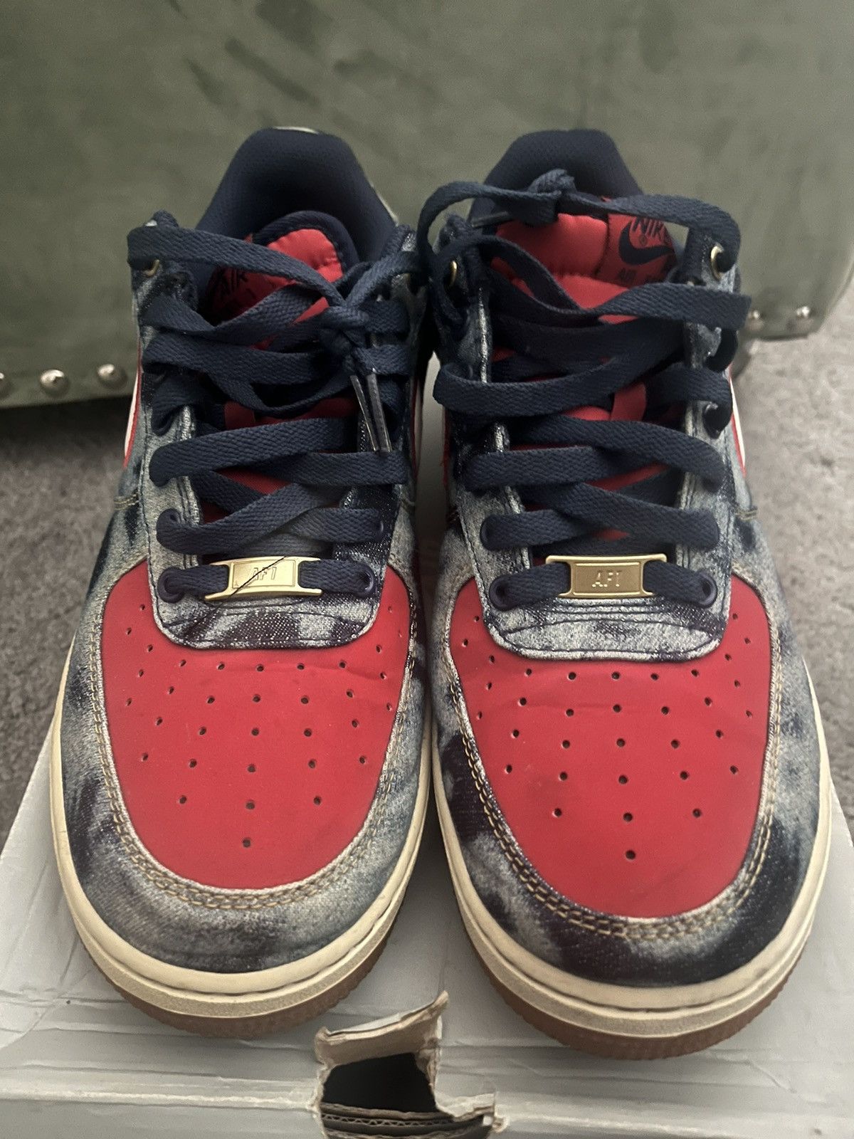 Nike Air force 1s “07 Denim” Size US 9 / EU 42 - 2 Thumbnail