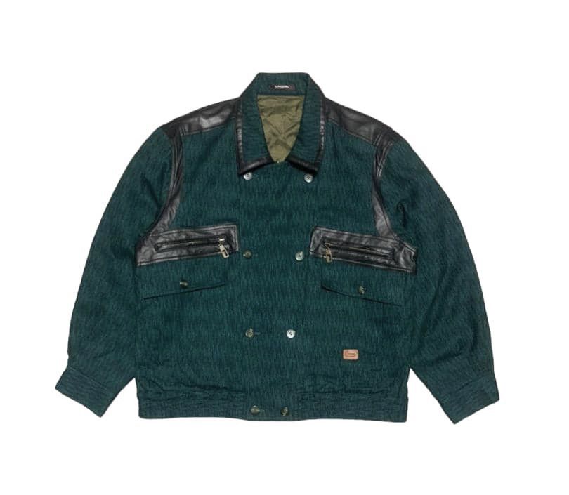 Lancel Vintage Lancel Wool Bomber Jacket Size US L / EU 52-54 / 3 - 1 Thumbnail