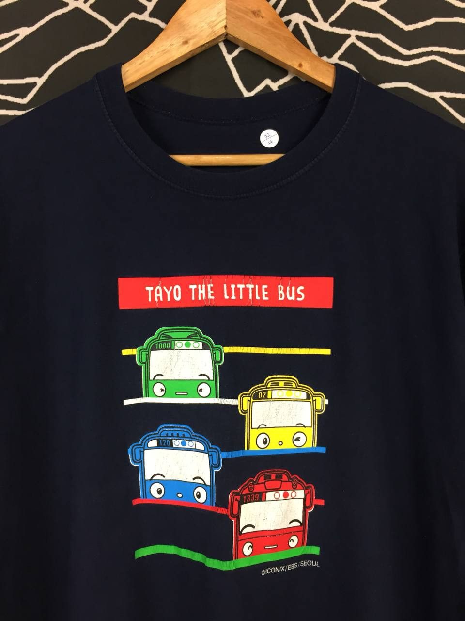 Anime × Cartoon Network × Vintage Tayo The Little Bus Korean 3D Animated TV Series Tee Size US L / EU 52-54 / 3 - 3 Thumbnail