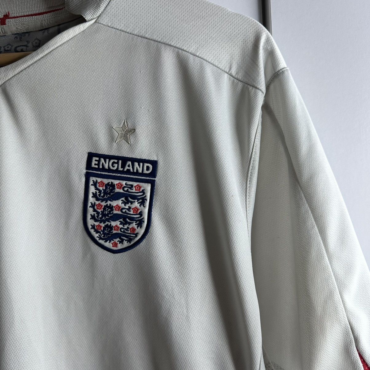 Umbro Umbro England Home Jersey 2005 - 2007 Vintage StreetWear Size US XL / EU 56 / 4 - 4 Thumbnail