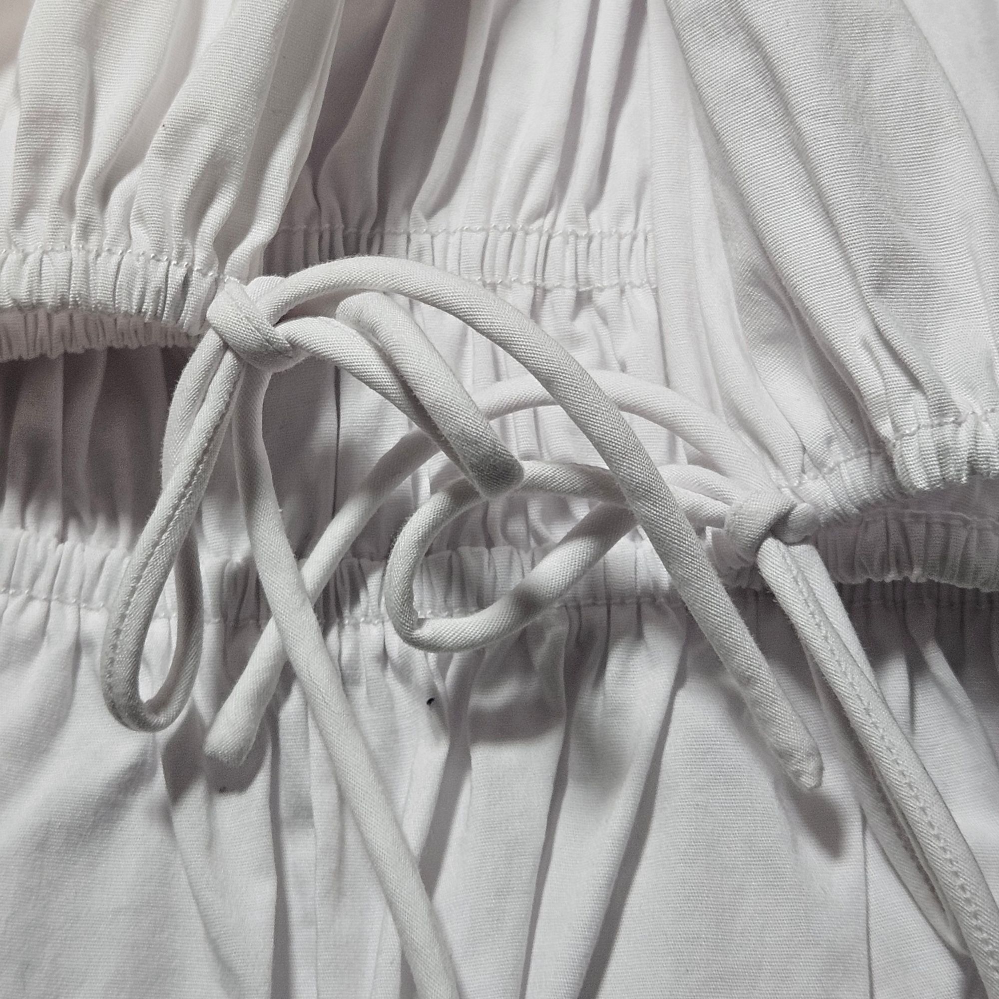 Staud EUC Staud Faye top White Smocked Peasant Blouse 6 Cottagecor Size M / US 6-8 / IT 42-44 - 11 Thumbnail