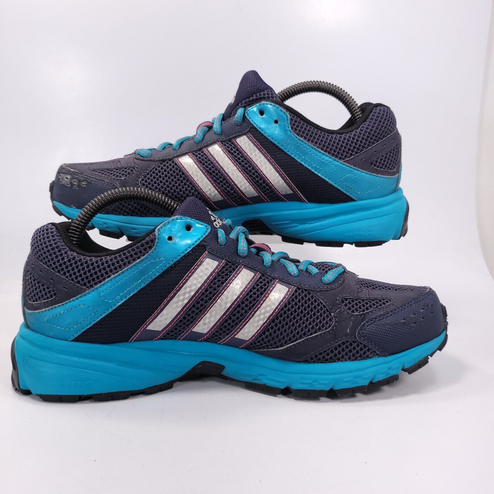 Adidas Adidas Duramo 4 Athletic Shoe Women Size 8 G60480 Blue White Size US 8 / IT 38 - 6 Thumbnail