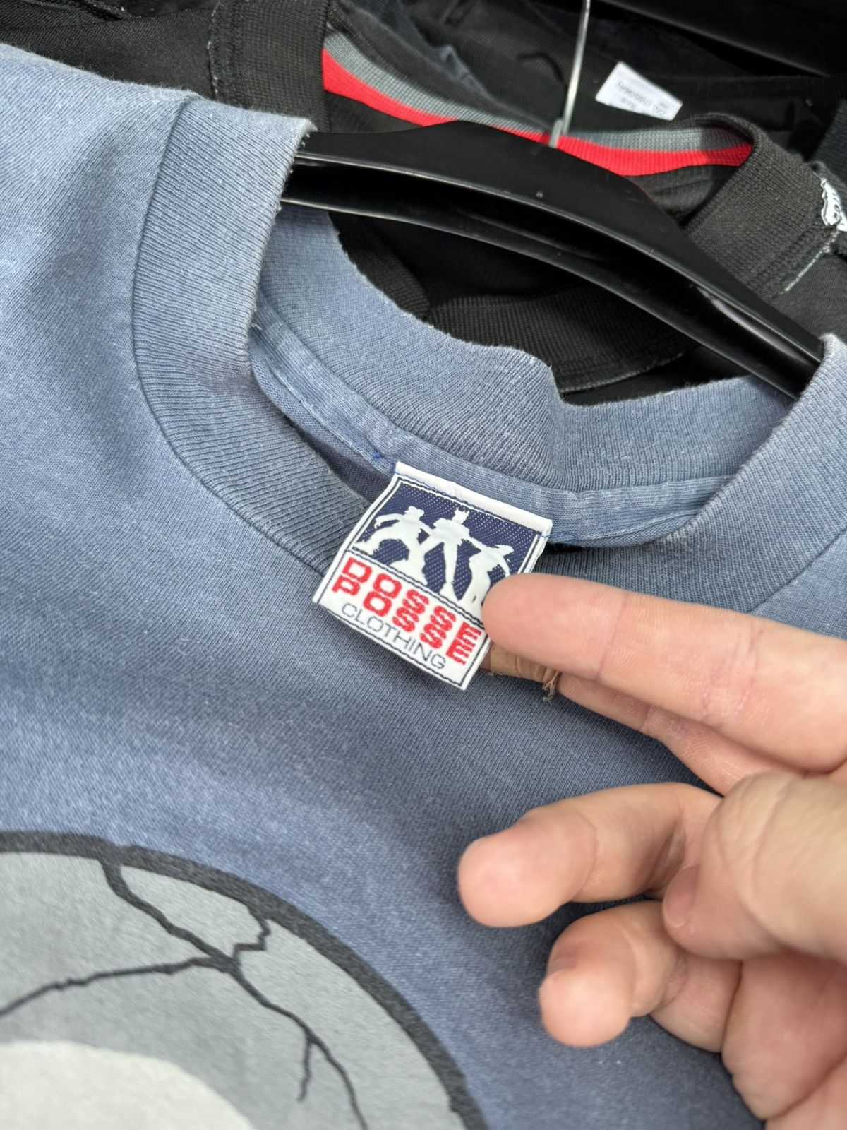 Rap Tees 90s Dosse Posse UK Rap Cropped Tee Washed Rap Hip-hop Groove Size US L / EU 52-54 / 3 - 10 Thumbnail