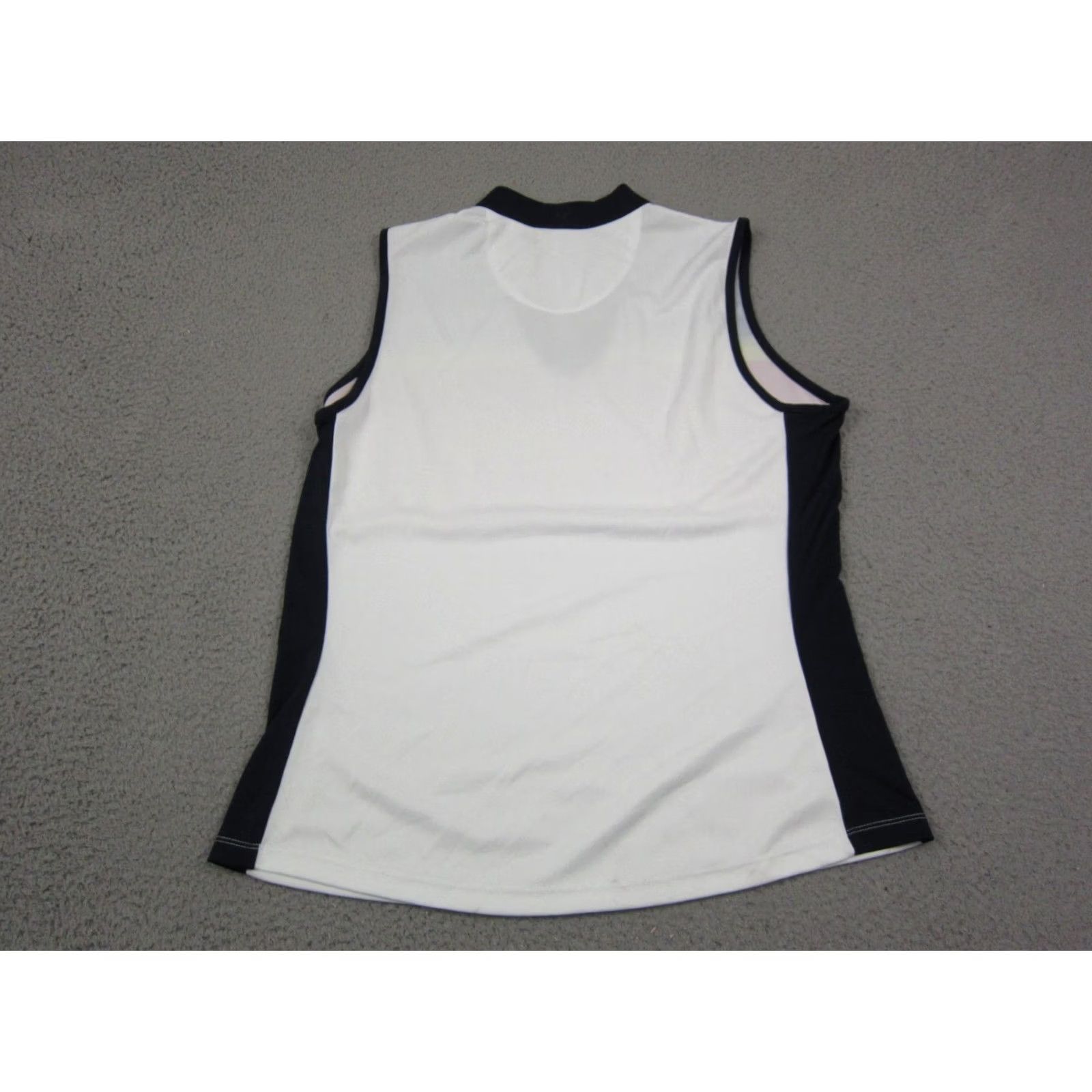 Callaway Callaway Shirt Womens XL White Striped Opti-Dri Golf Tank Sleeveless Classic Breathable Summer Casual Womens XL Size XL / US 12-14 / IT 48-50 - 7 Thumbnail