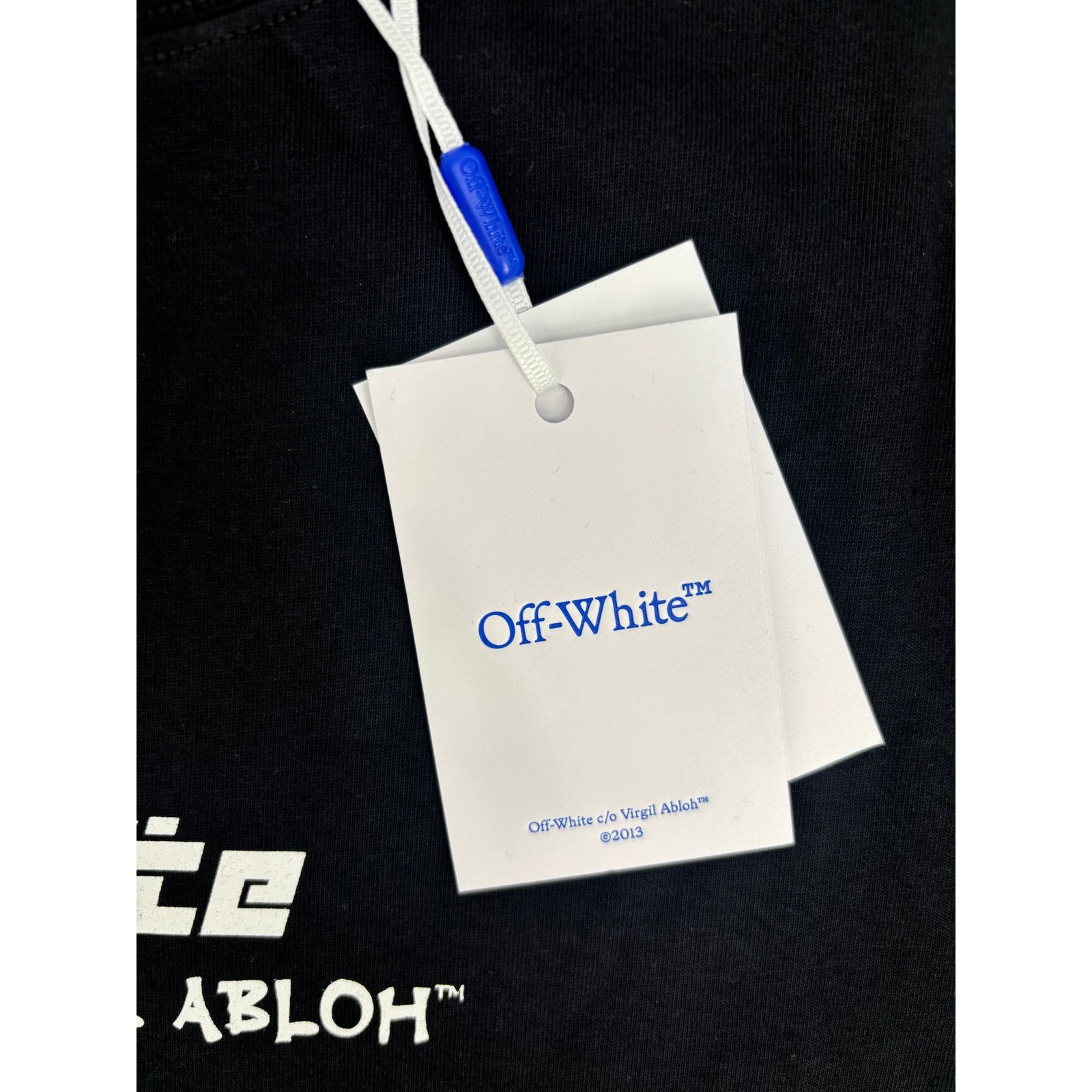 Off-White OFF-WHITE "Cryst Croco Logo" Slim Fit Black T-Shirt Size XXL Size US XXL / EU 58 / 5 - 3 Thumbnail