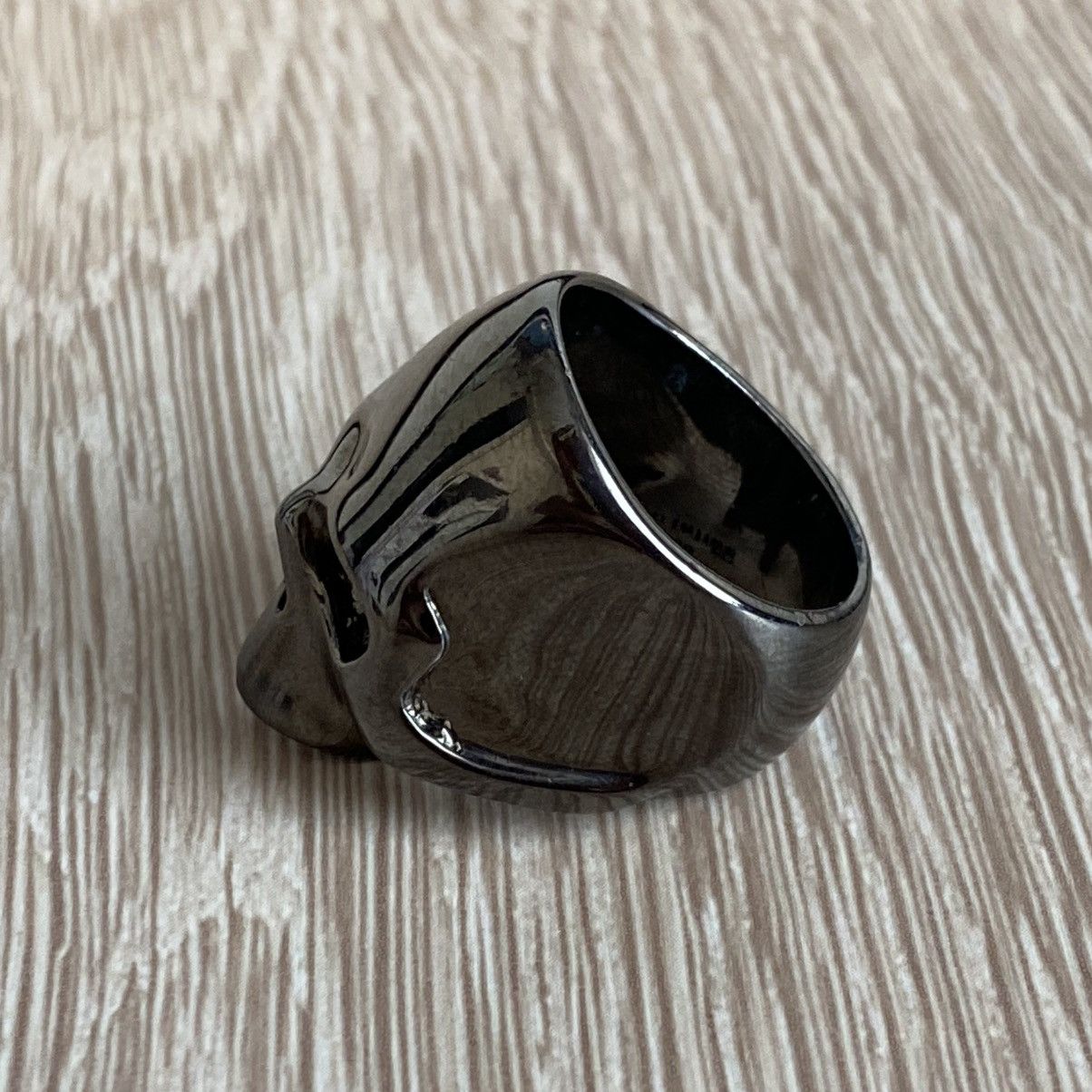 Number (N)ine Number (N)ine Skull Ring – Black Coated Size ONE SIZE - 3 Thumbnail