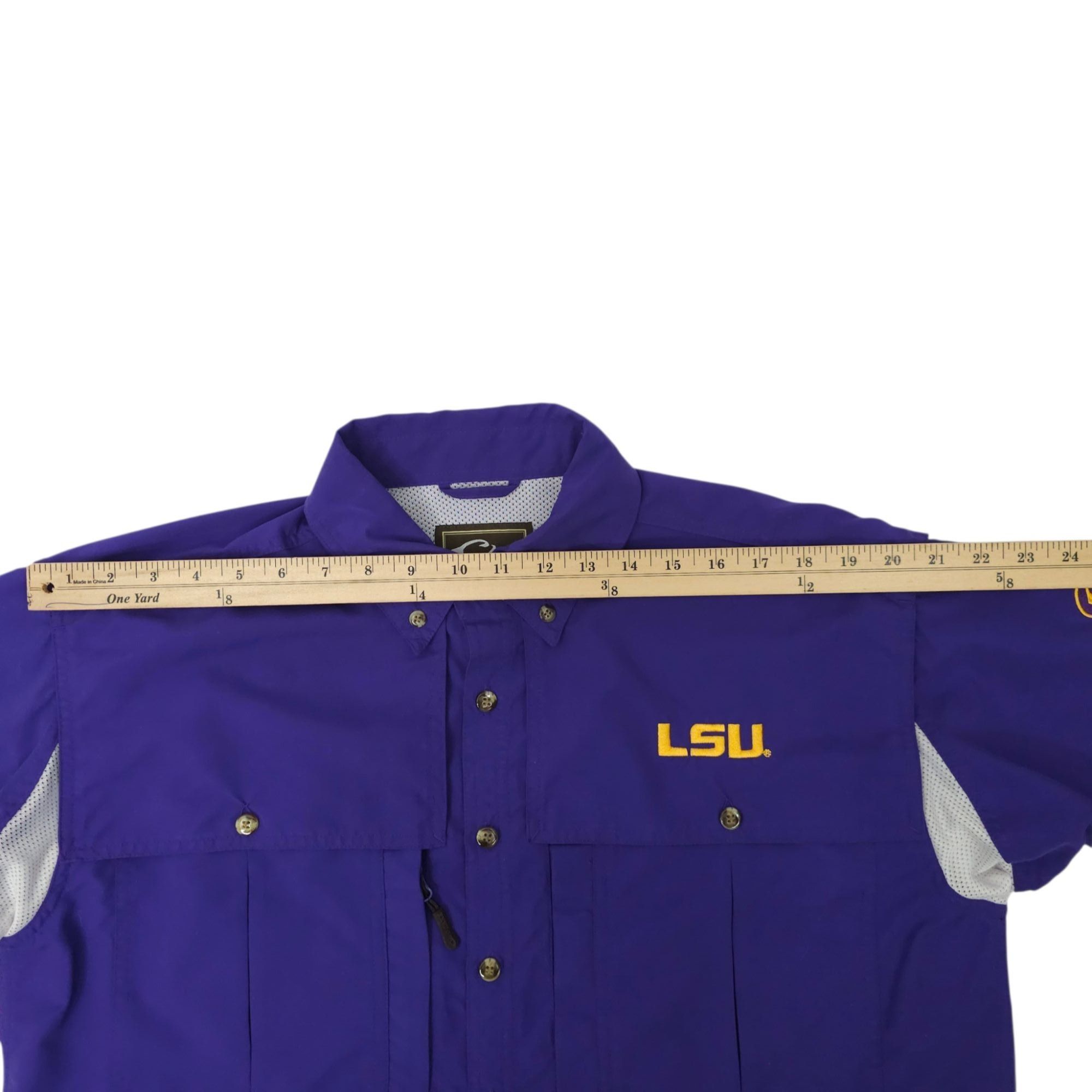 Drake Drake LSU Tigers Shirt S Button Front Vented Back Size US S / EU 44-46 / 1 - 5 Thumbnail