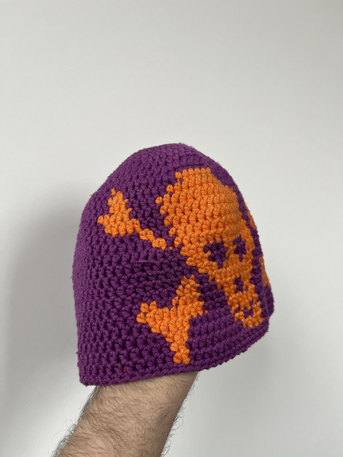 Handmade ☠️ y2k Crochet Knitted Skull Hat Oakley Stussy Style Size ONE SIZE - 5 Thumbnail
