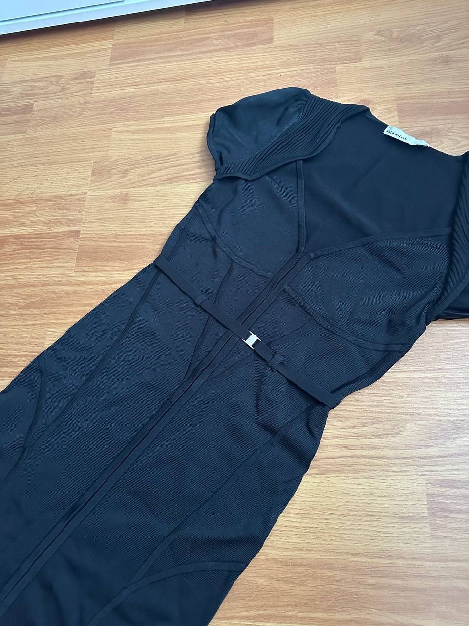 Designer Karen Millen Black dress Size 2 Size XS / US 0-2 / IT 36-38 - 2 Thumbnail