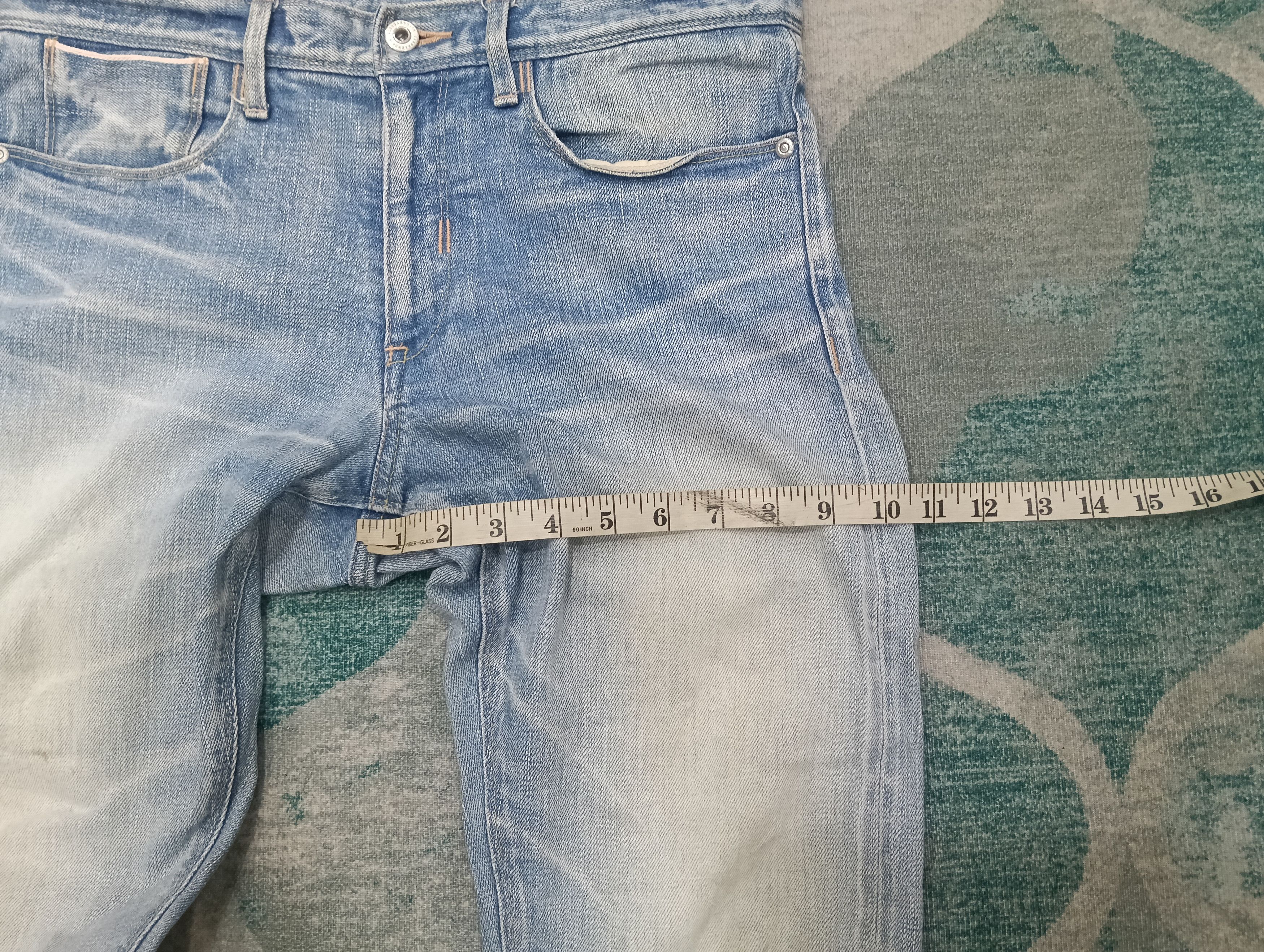 Japanese Brand × Le Grande Bleu (L.G.B.) × Neil Barrett Black Barrett Selvedge Skinny Denim Size US 33 - 19 Thumbnail