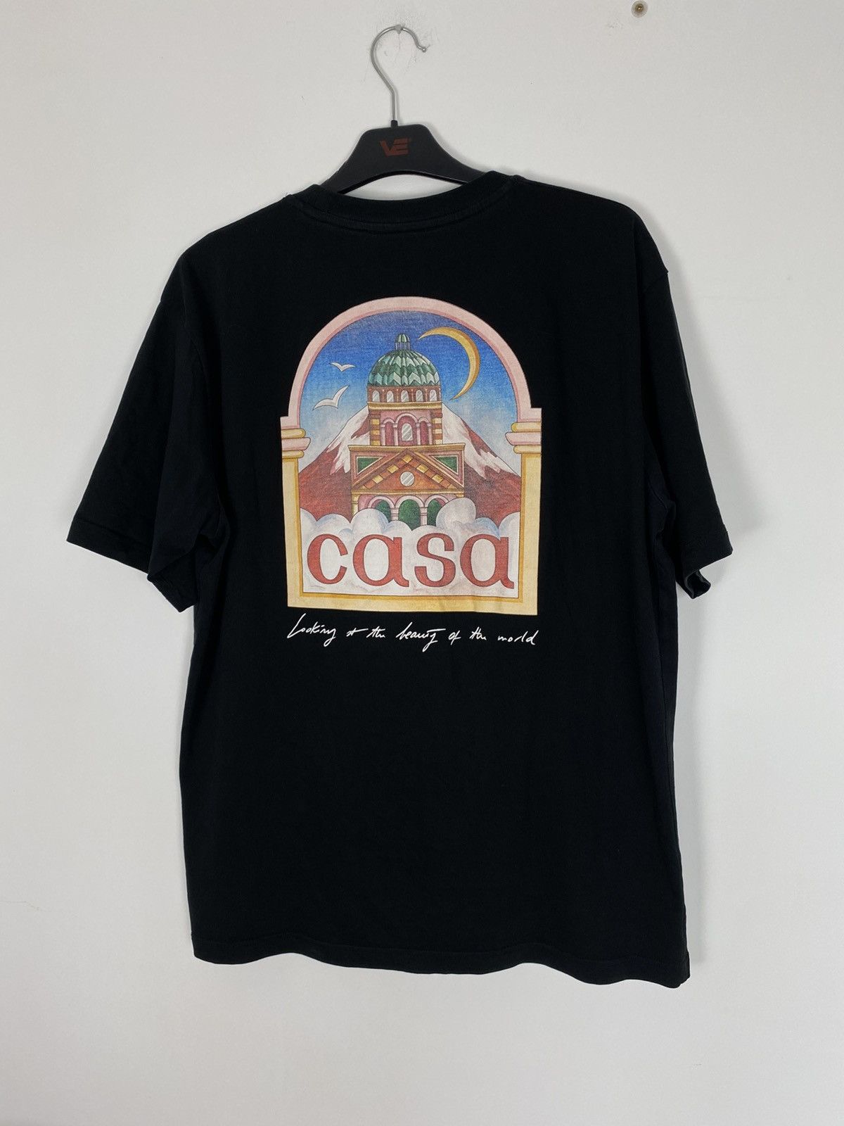 Casablanca Casablanca ‘Vue De L’Arche’ Tennis Club t-shirt XL baggy tee Size US XL / EU 56 / 4 - 7 Thumbnail