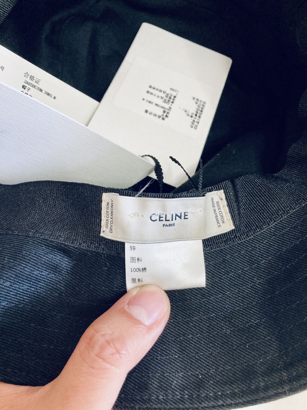Celine CELINE BY HEDI SLIMANE 21SS DANCING KID LIMITED BUCKET HAT Size ONE SIZE - 5 Thumbnail