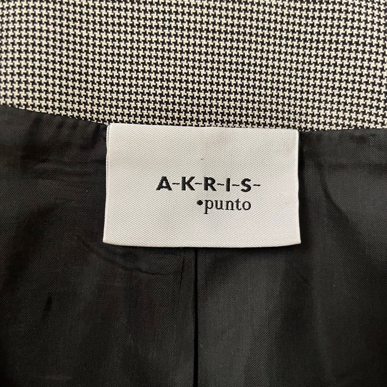 Akris Akris Punto Houndstooth Short-Sleeve Evening Jacket Blazer Size L / US 10 / IT 46 - 4 Thumbnail