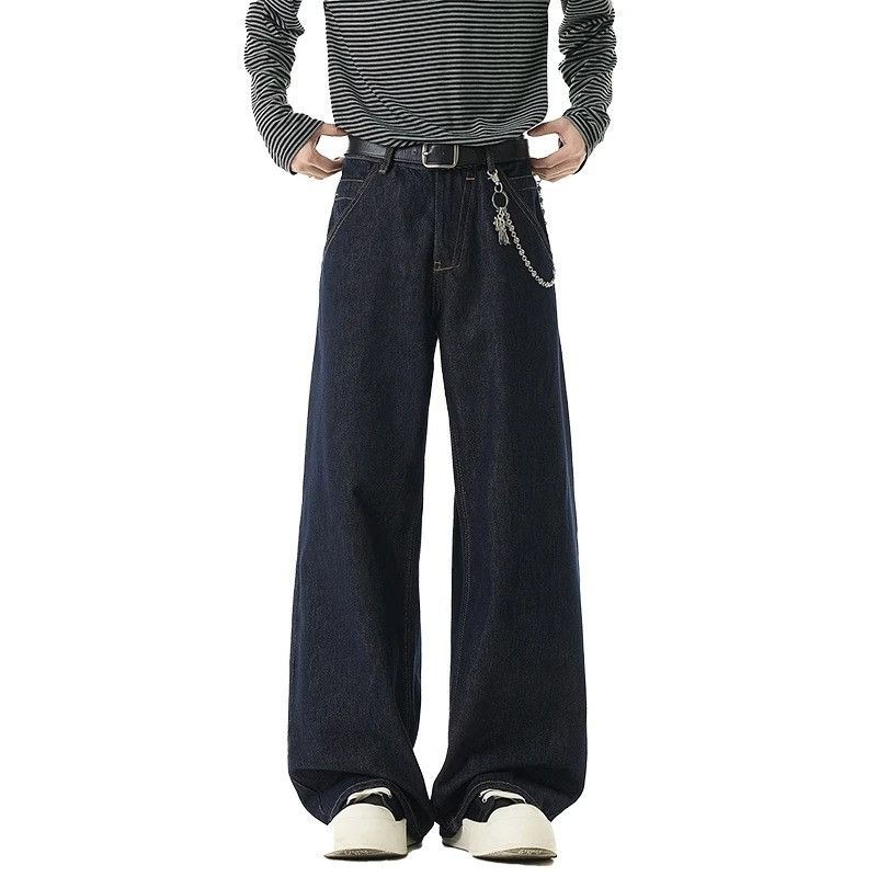Vintage Contrast Topstitching Design Men's Jeans Size US 33 - 4 Thumbnail