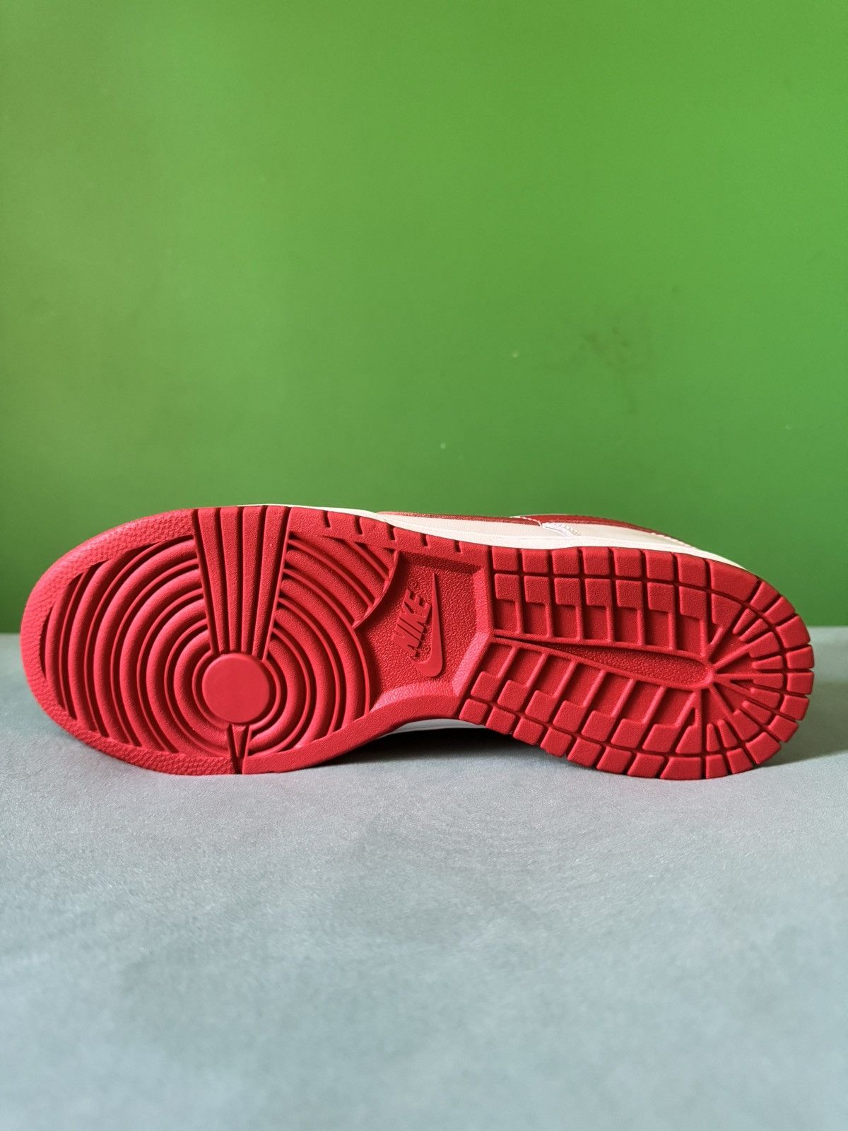 Nike Nike Dunk Low Vast Grey Varsity Red 2023 Size US 12 / EU 45 - 4 Thumbnail