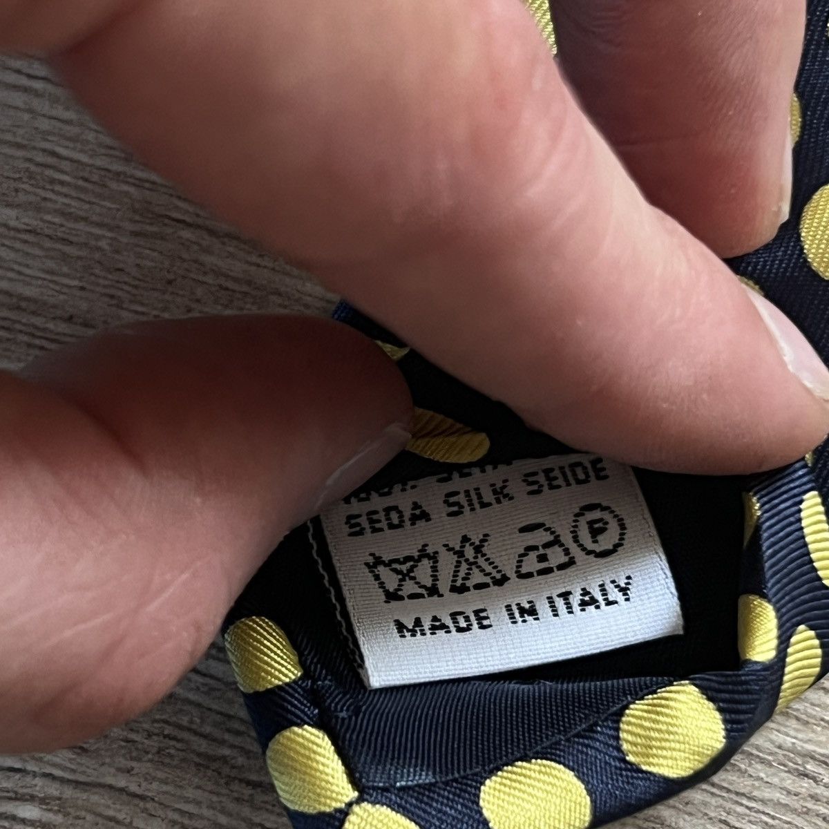 Valentino Valentino Silk Tie 90s Monogram Cravatca Y2K Calssic Casual Size ONE SIZE - 5 Thumbnail