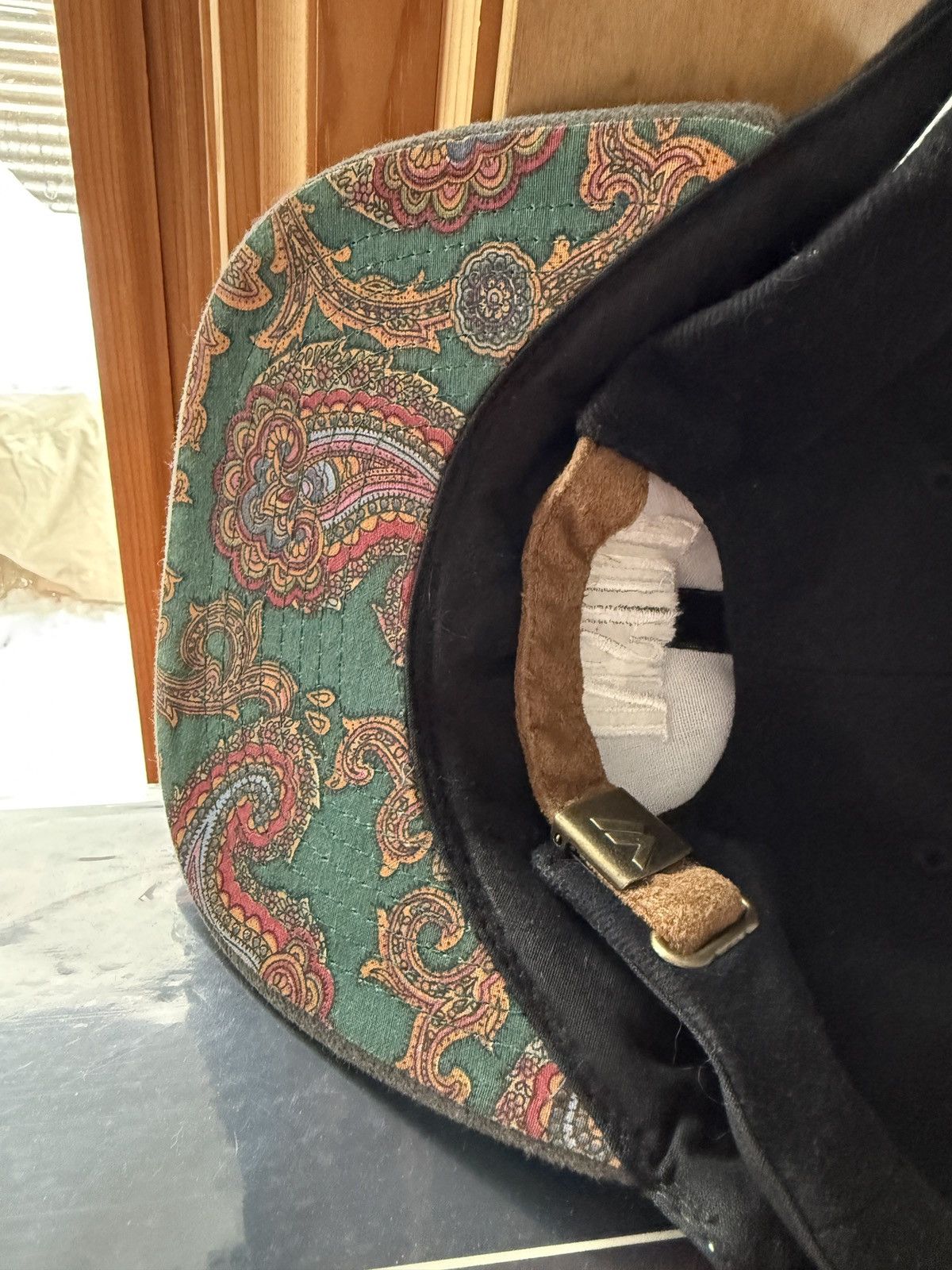 Vintage Vintage Inside Edition Paisley Underbrim Strapback Hat Size ONE SIZE - 5 Thumbnail