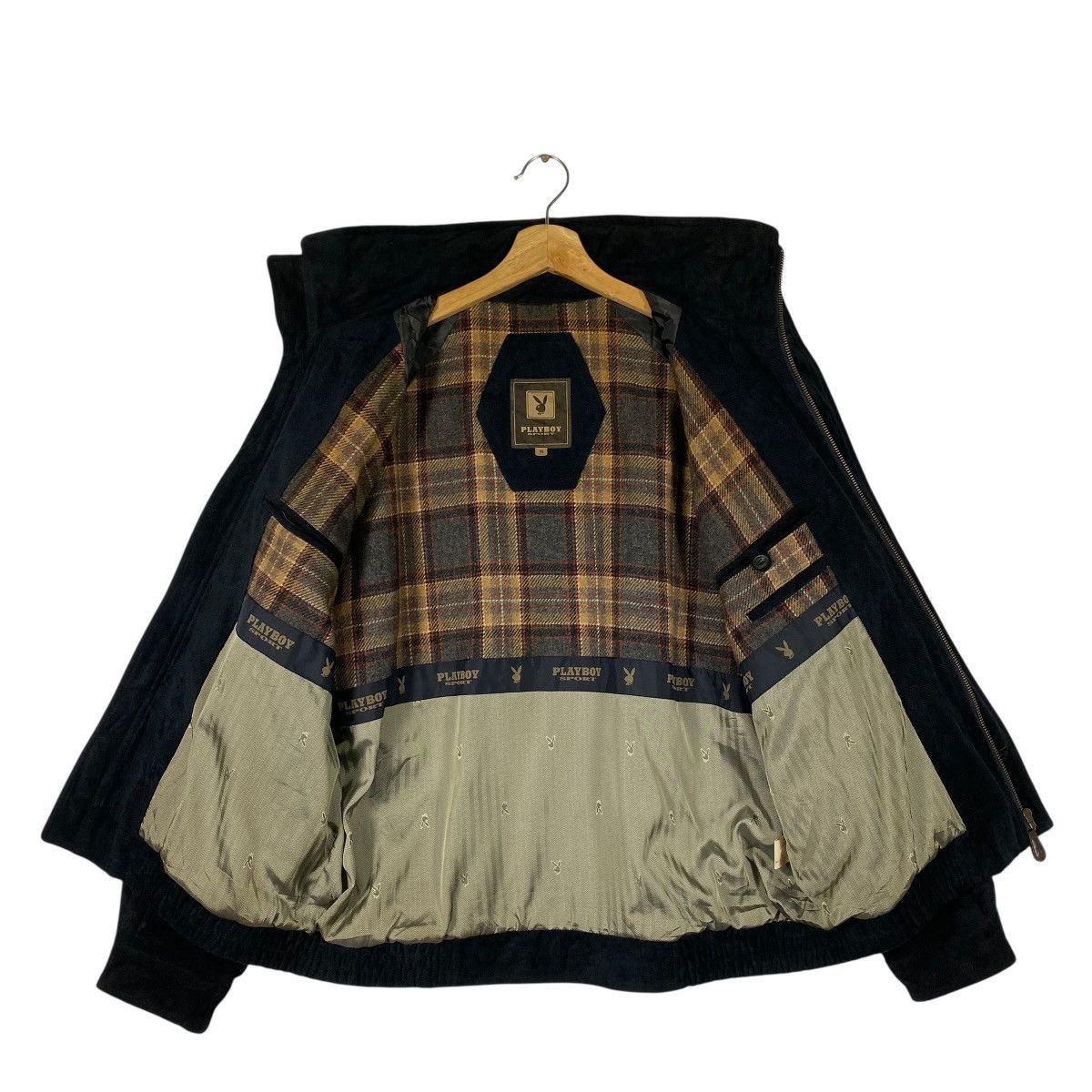 Playboy Vintage Playboy Sport Bomber Zipper/Button Jacket M Size Size US M / EU 48-50 / 2 - 6 Thumbnail